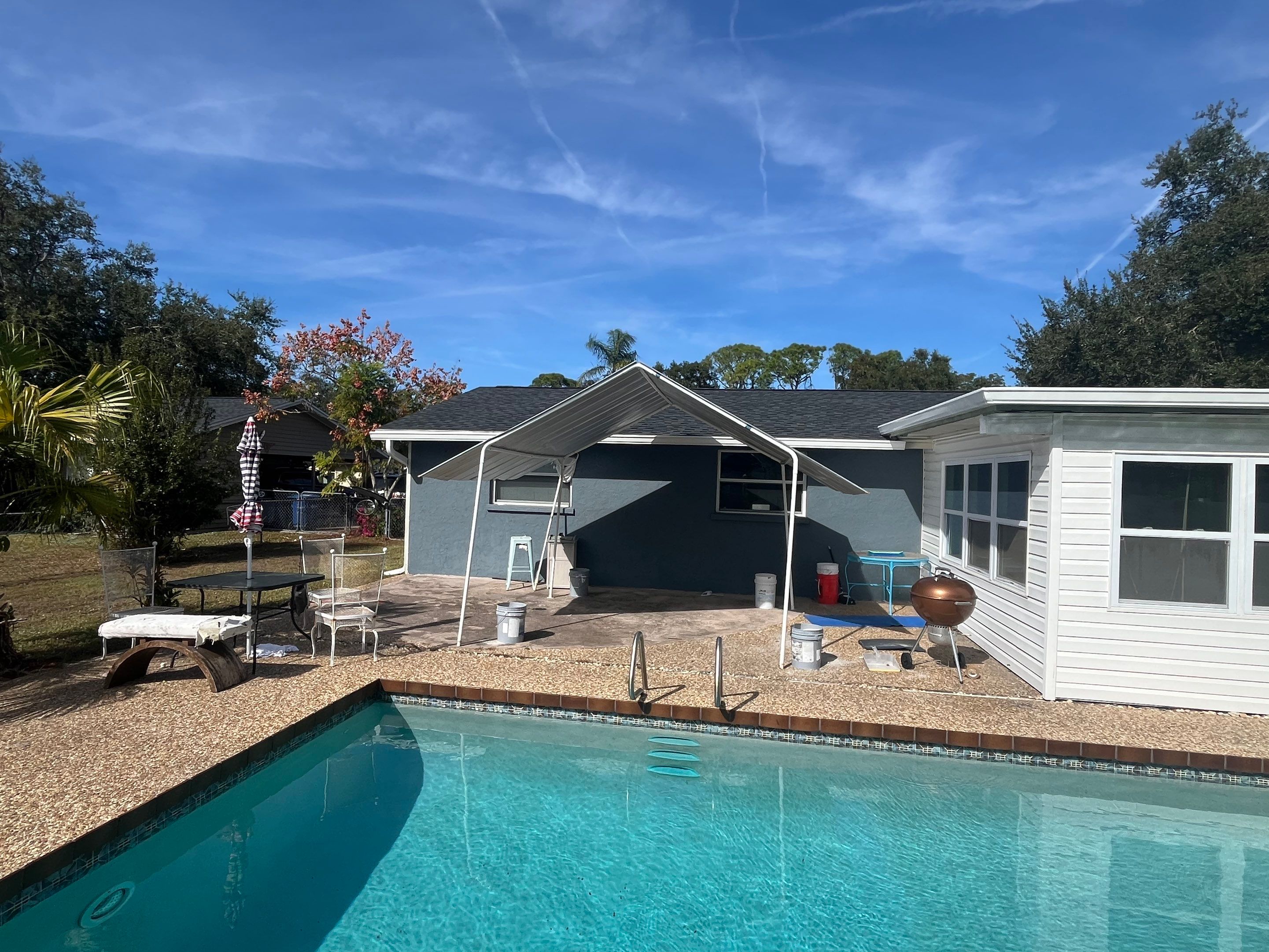 White 6-inch K-Style Gutters for Sarasota Homes by Gutter Professors