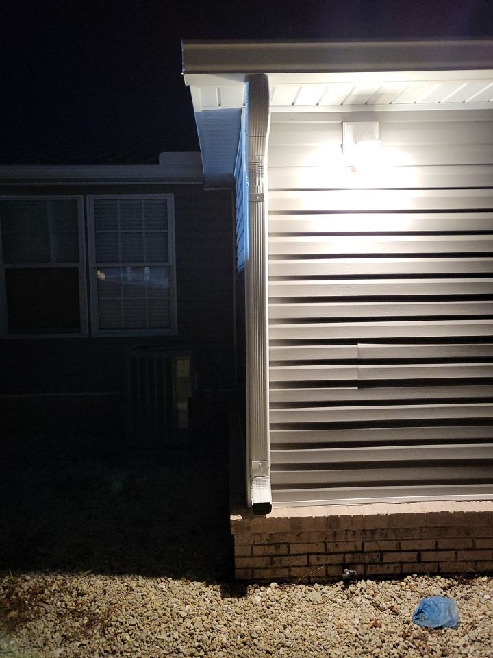 Gutter Installation using K-Style Seamless Gutters by Gutter Professors