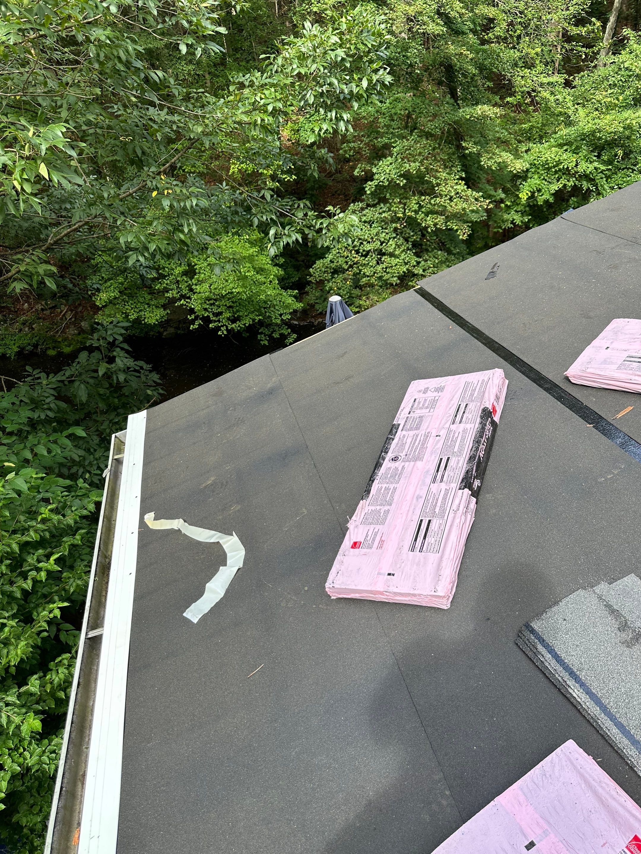 Residential Roofing Installation using Owens Corning Duration Onyx Black by A Plus Exterior