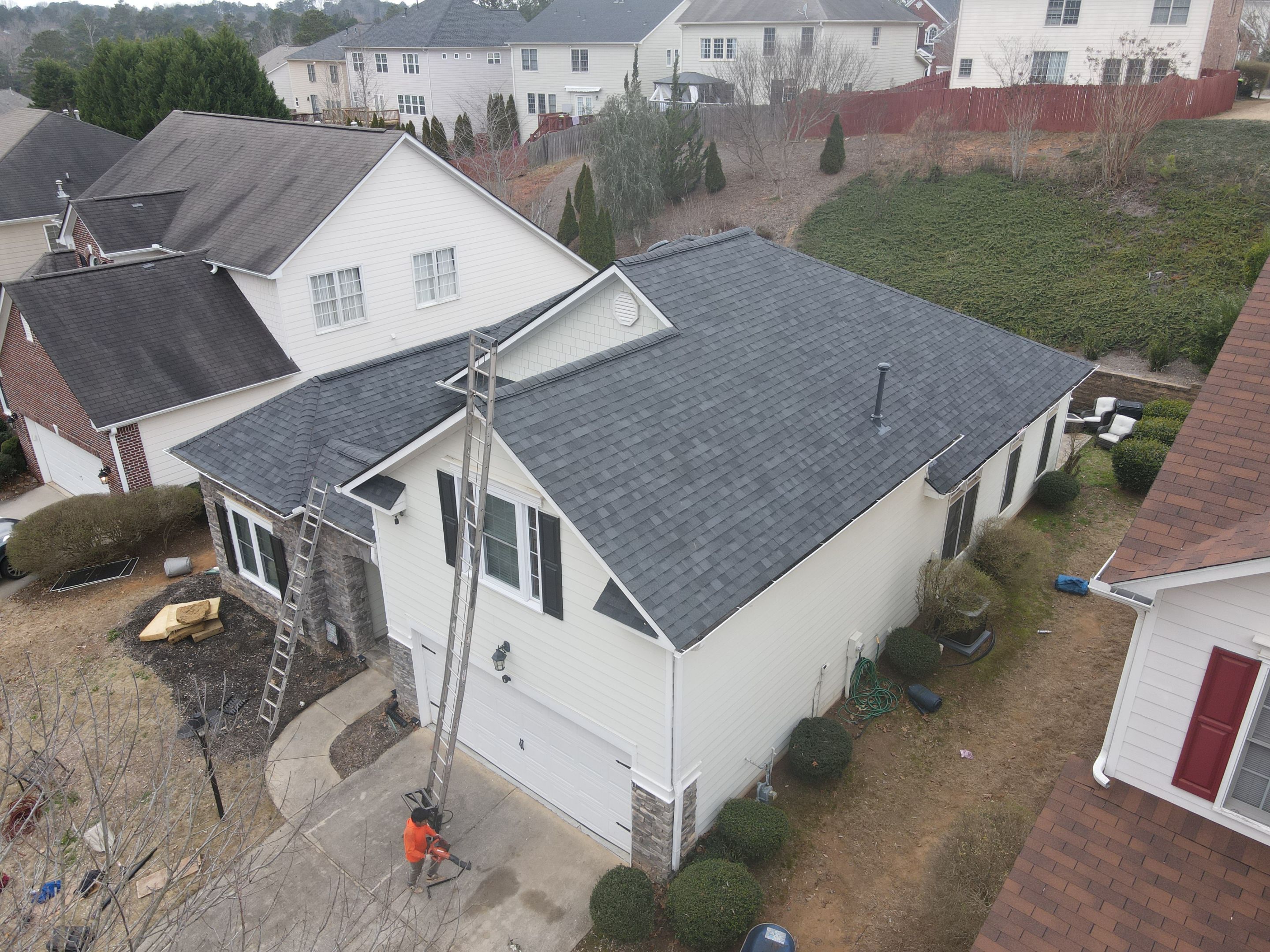 Residential Roofing Installation using Owens Corning by Inspector Roofing and Restoration