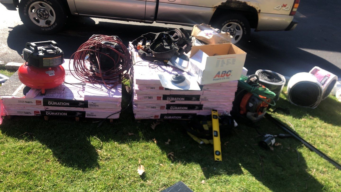 Residential Roofing Installation using Owens Corning TruDefinition Onyx Black by A Plus Exterior