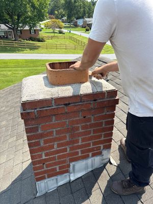 Chimney Crown Seal in Middletown