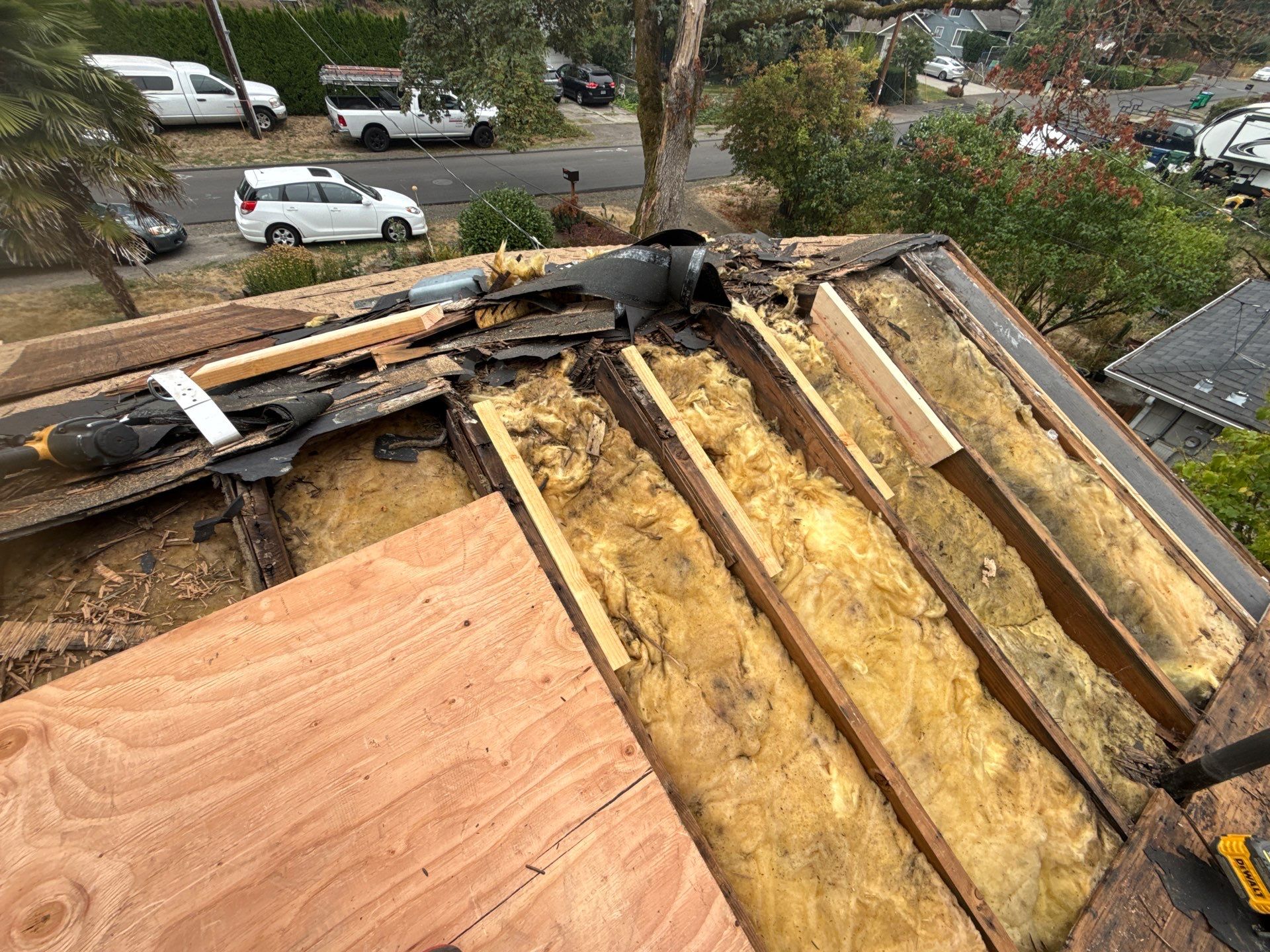 Project in Milwaukie by Tom Leach Roofing
