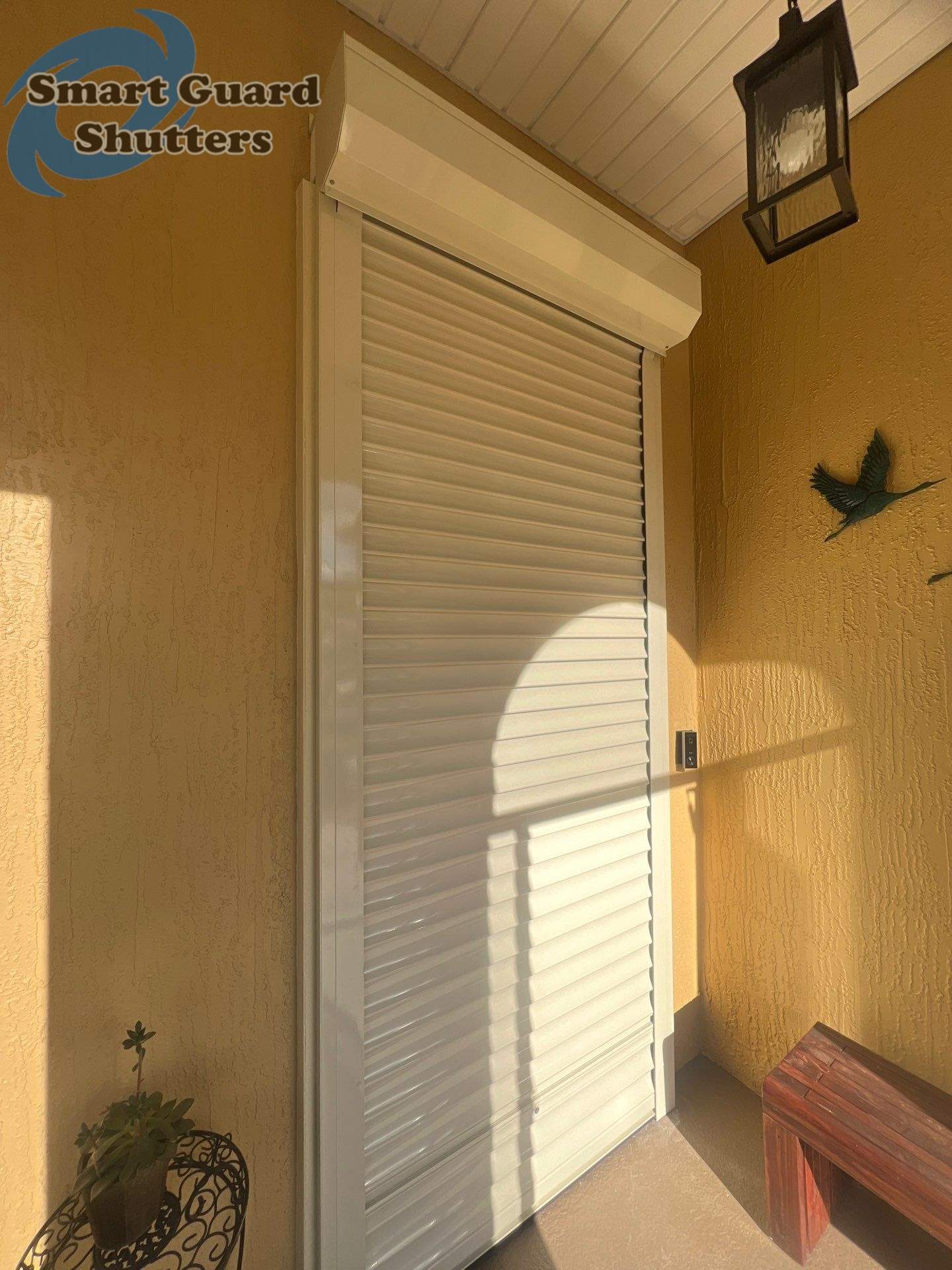 Hurricane Protection in Ivory by Smart Guard Shutters