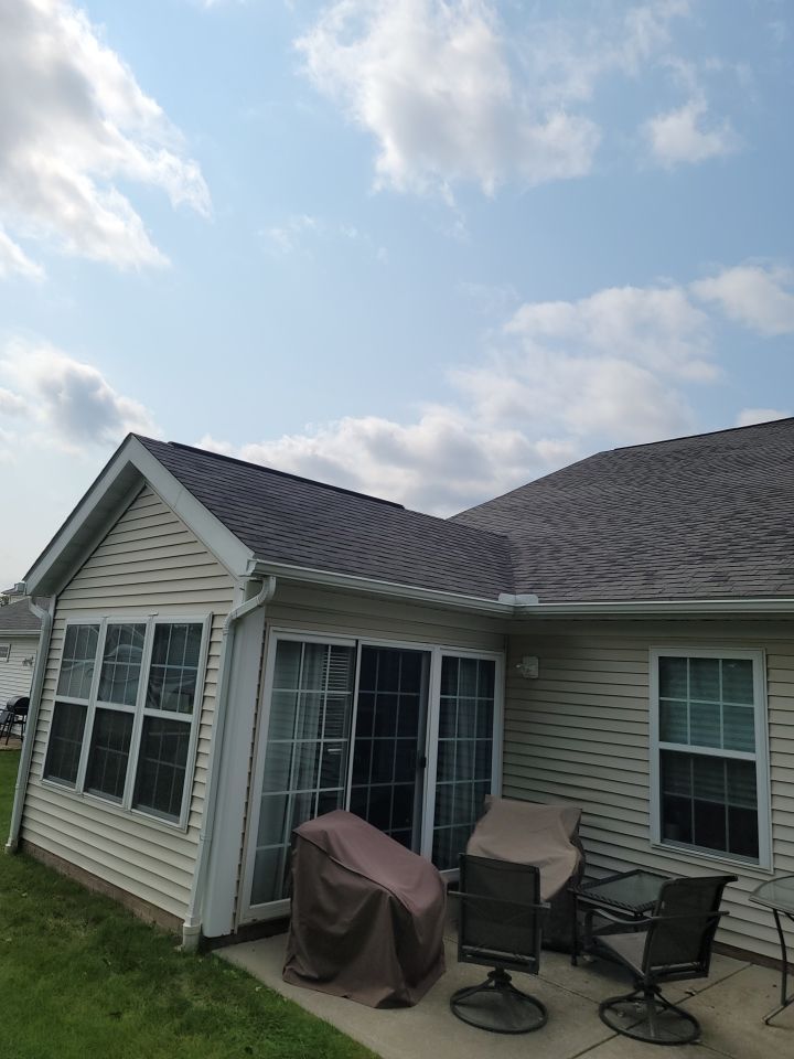 ATLAS PINNACLE PRISTINE COLOR: WEATHERED WOOD DRIP EDGE: WHITE by Eagle Eye Roofing