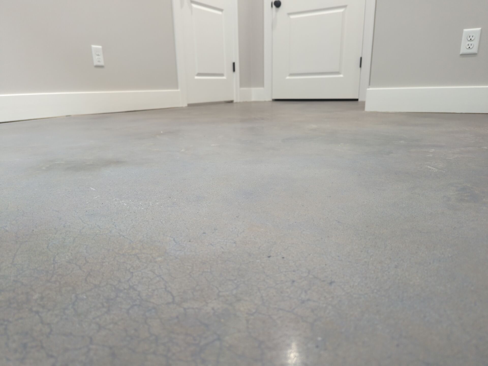Lee's Summit -- Polished Concrete with Grey Dye by Big Red Decorative Concrete, LLC