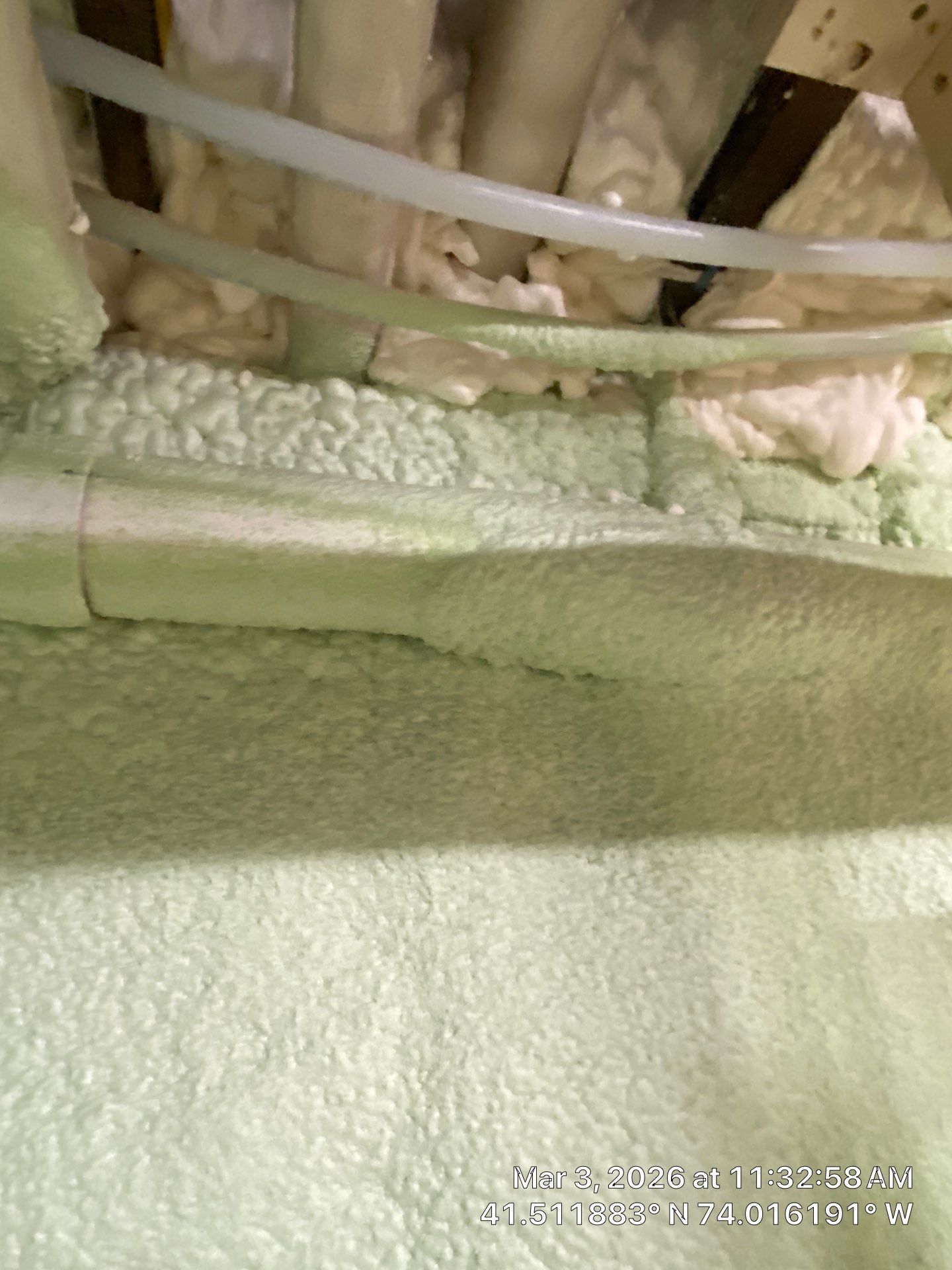 Attic Insulation using open cell spray foam by NYS Foam & Energy