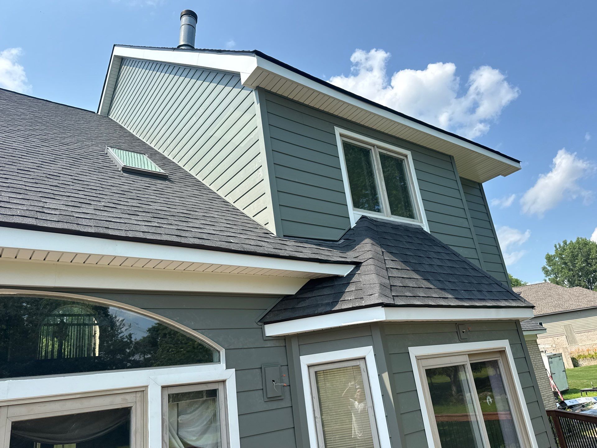 Siding Replacement using Alside Mountain Fern by 180 Contractors