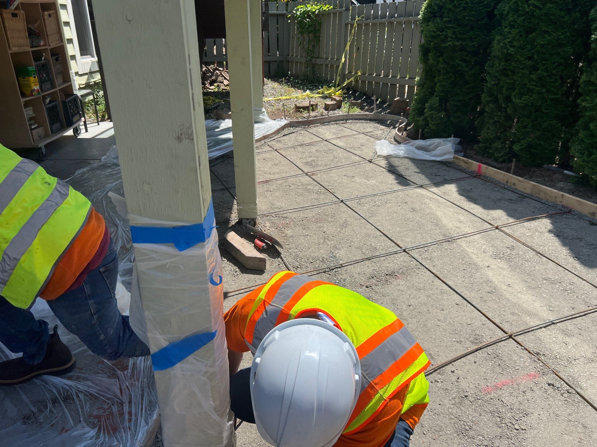 Ashley | Concrete Back Patio by Jireh Asphalt & Concrete Inc 