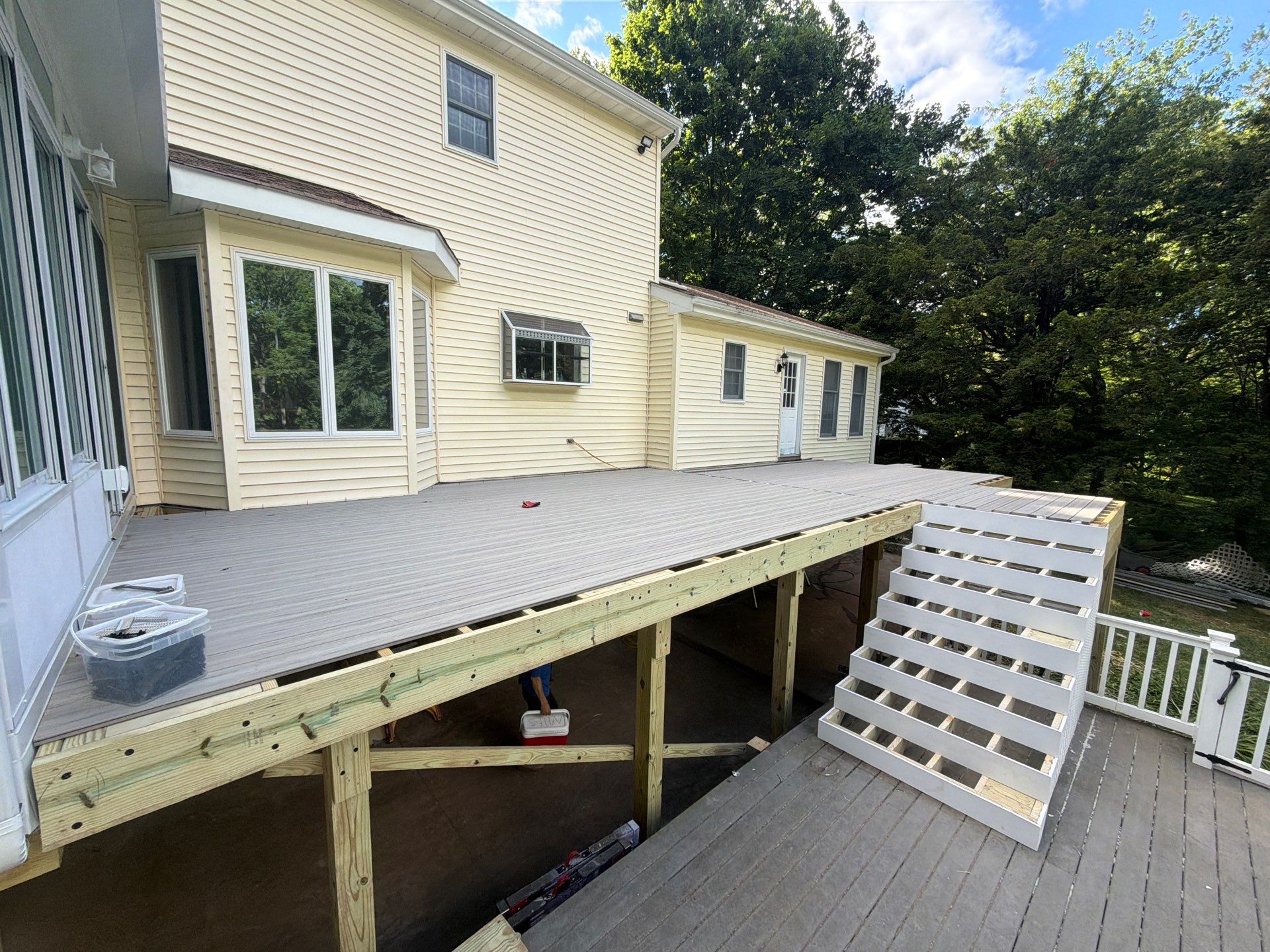 New Deck in Tinton Falls, New Jersey by deck guardian