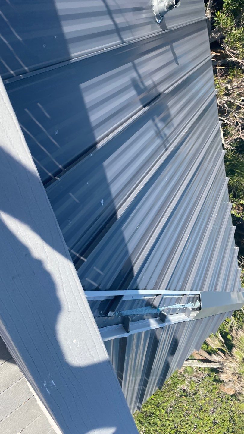 Residential Roofing Installation using Gulf Coast Metals Gulf Seam Panels by Four Peaks Roofing