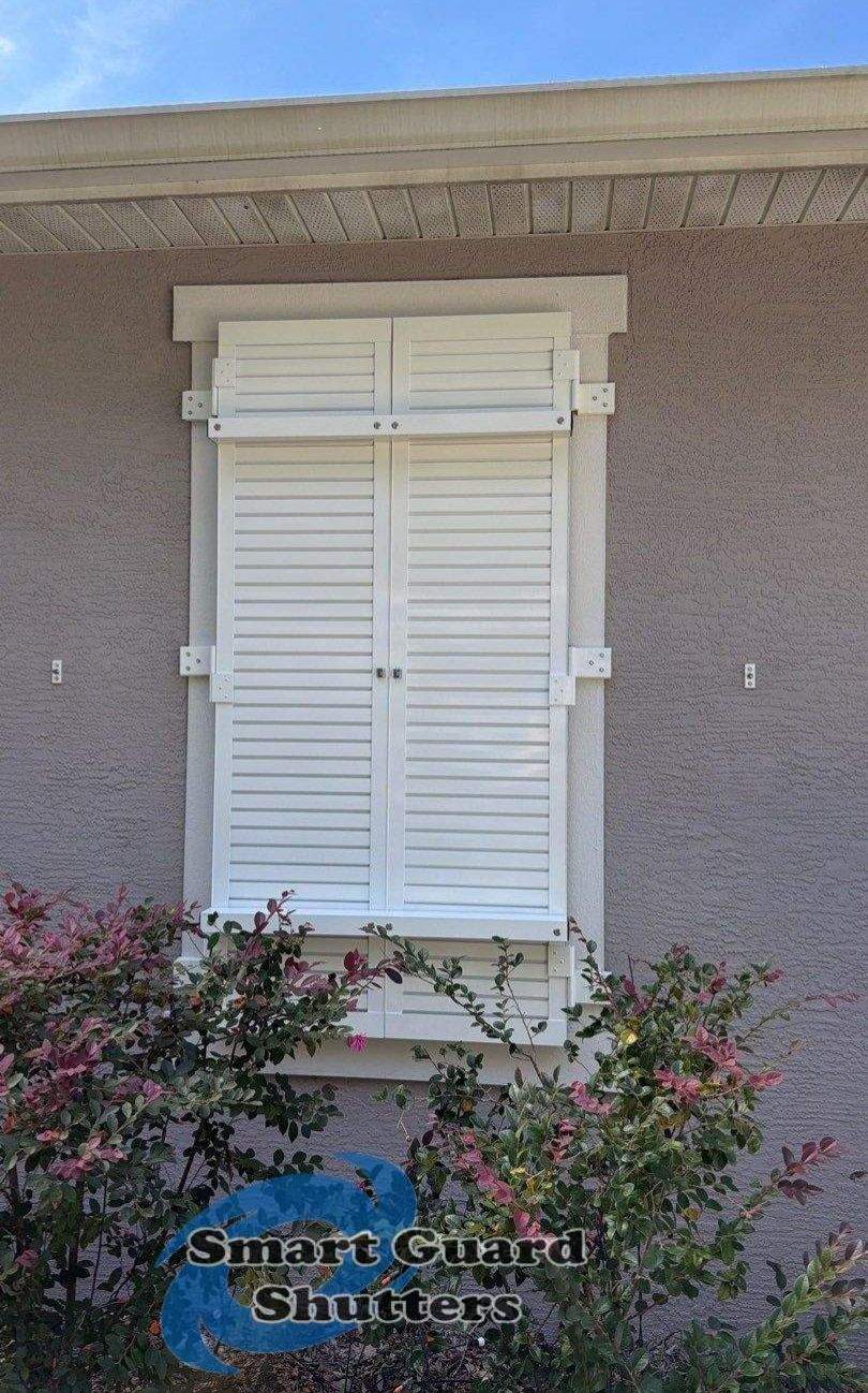 Hurricane Protection in White by Smart Guard Shutters