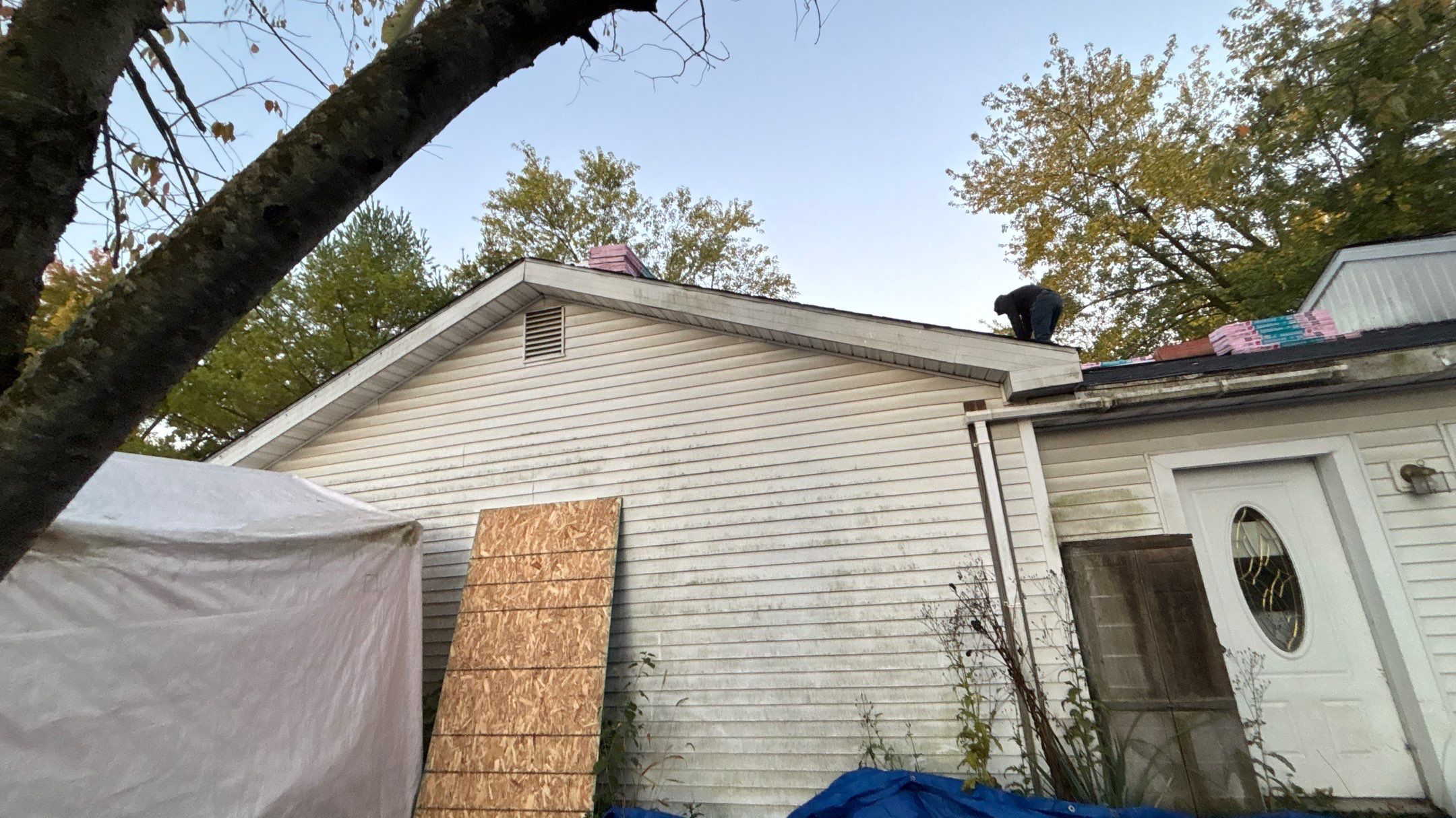 Roof Replacement using Owens Corning Estate Gray by 180 Contractors