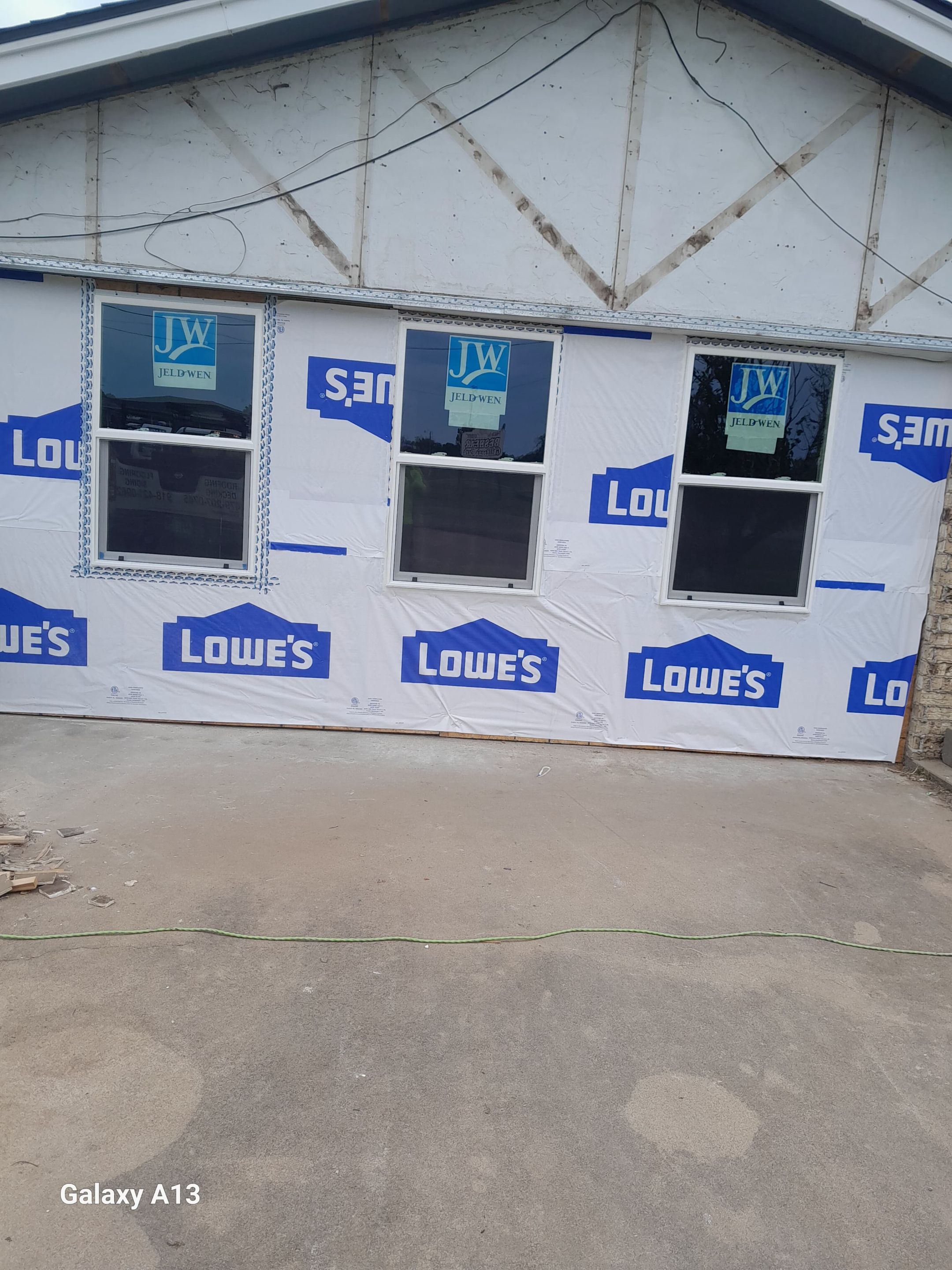 New roof & siding and interior repairs paid by insurance. Along with new roof sheathing.  by In & Out Construction & Remodeling, LLC