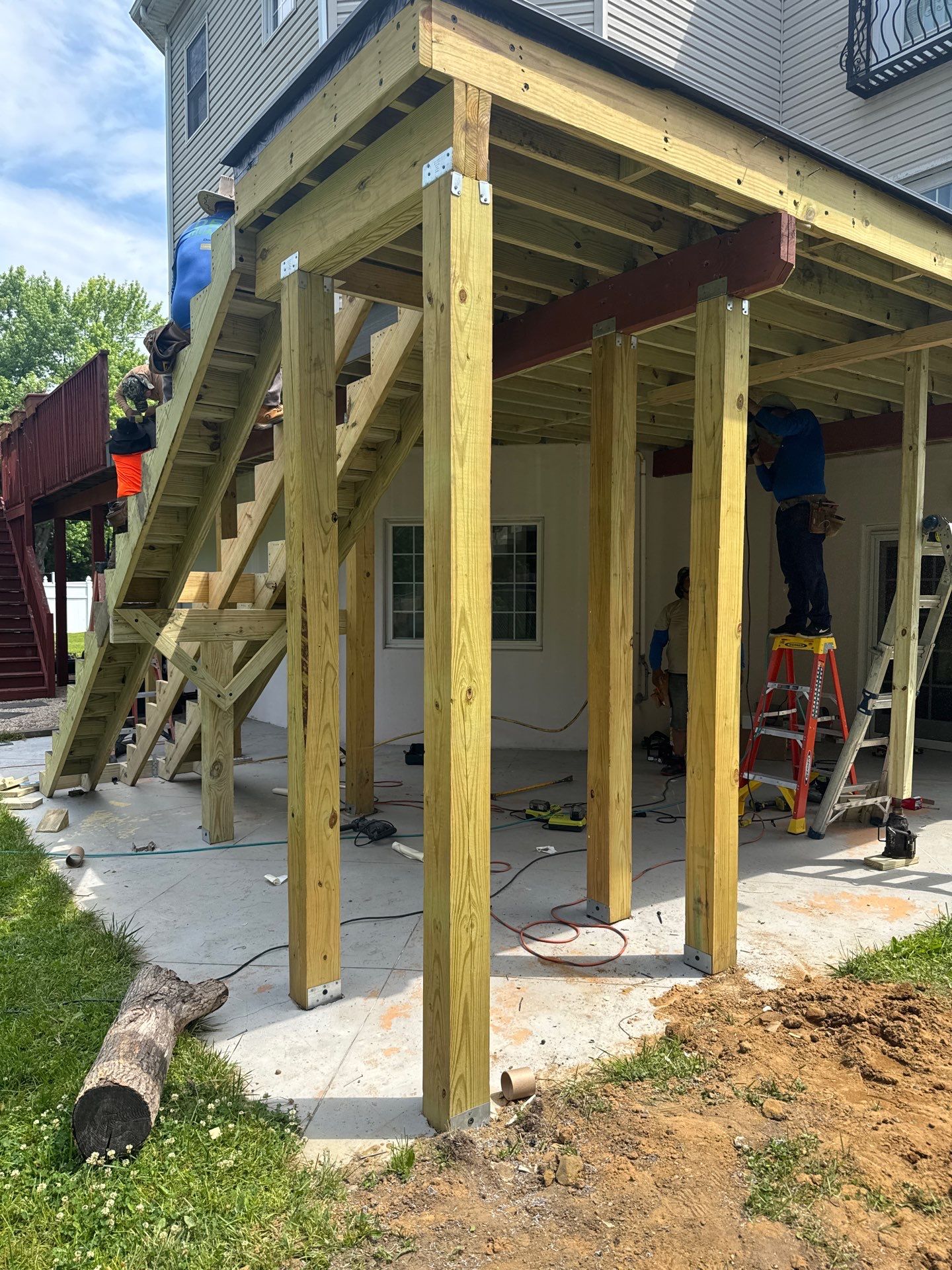 Deck Resurfacing in Manalapan Township, New Jersey by deck guardian
