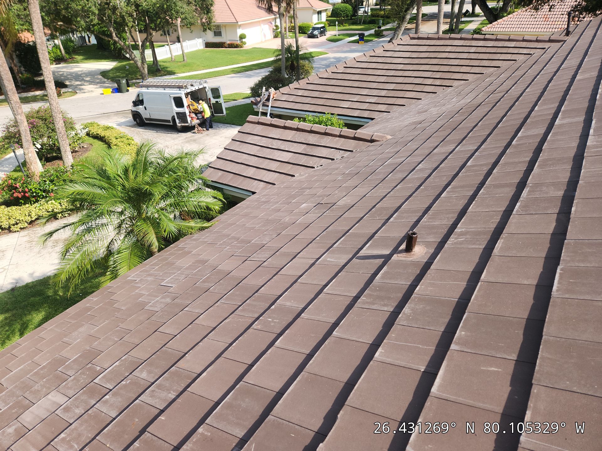 Residential Roofing Installation using Eagle Roofing Tile by BLUES BROTHERS ROOFING
