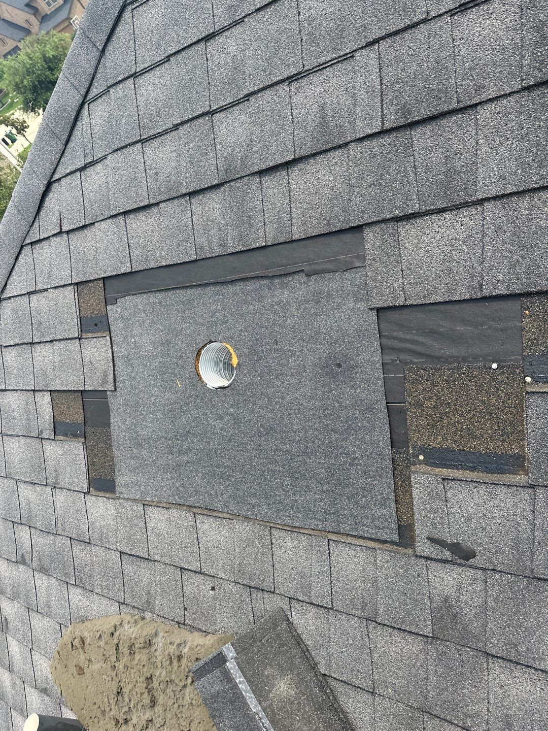 Hail Damage using Owen's Corning Duration (Lifetime) Shingles by Roof Repair Company