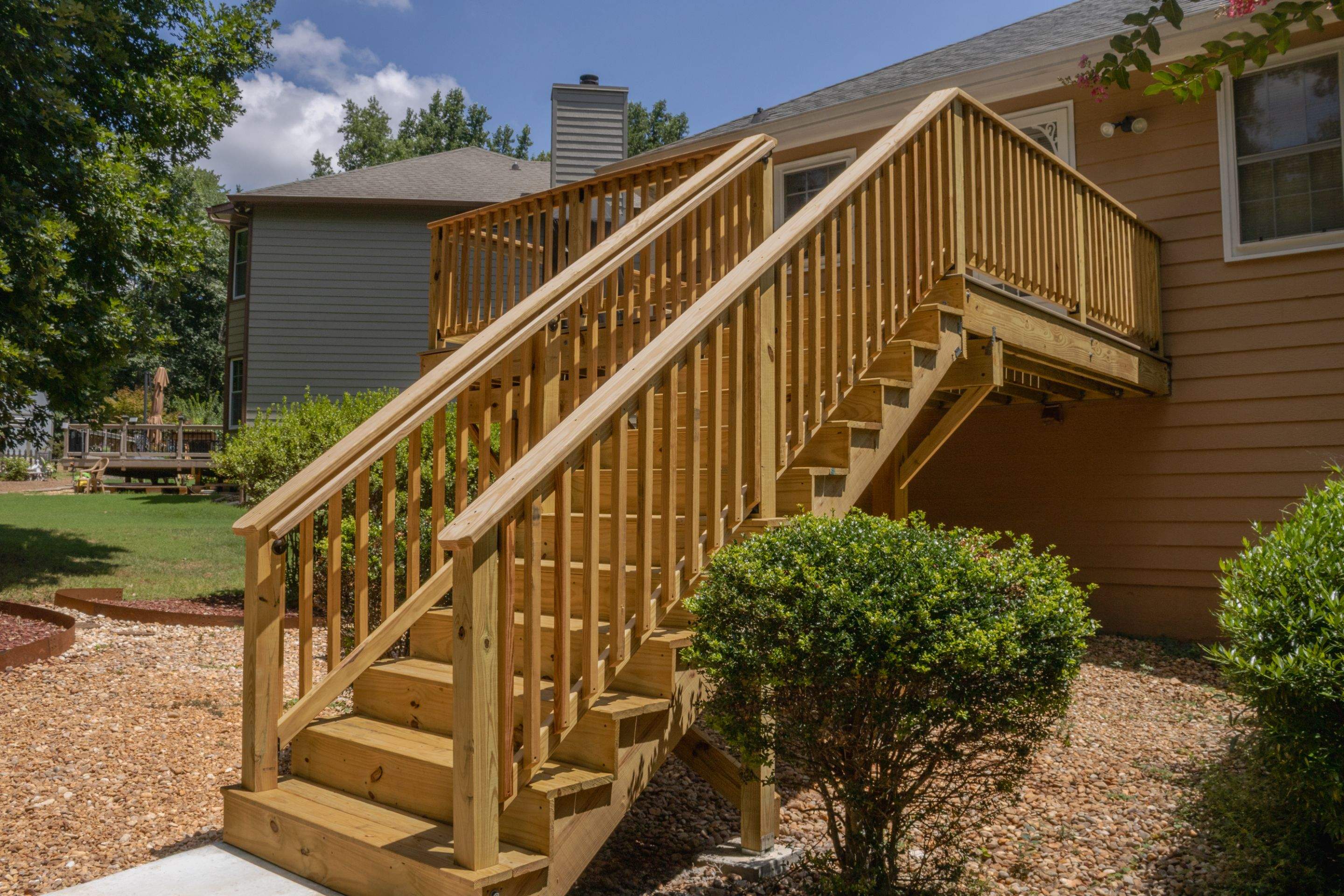 Lawrenceville, GA Deck Rebuild using Deckorators Venture Series and Pressure Treated Pine by Nelson Exteriors 