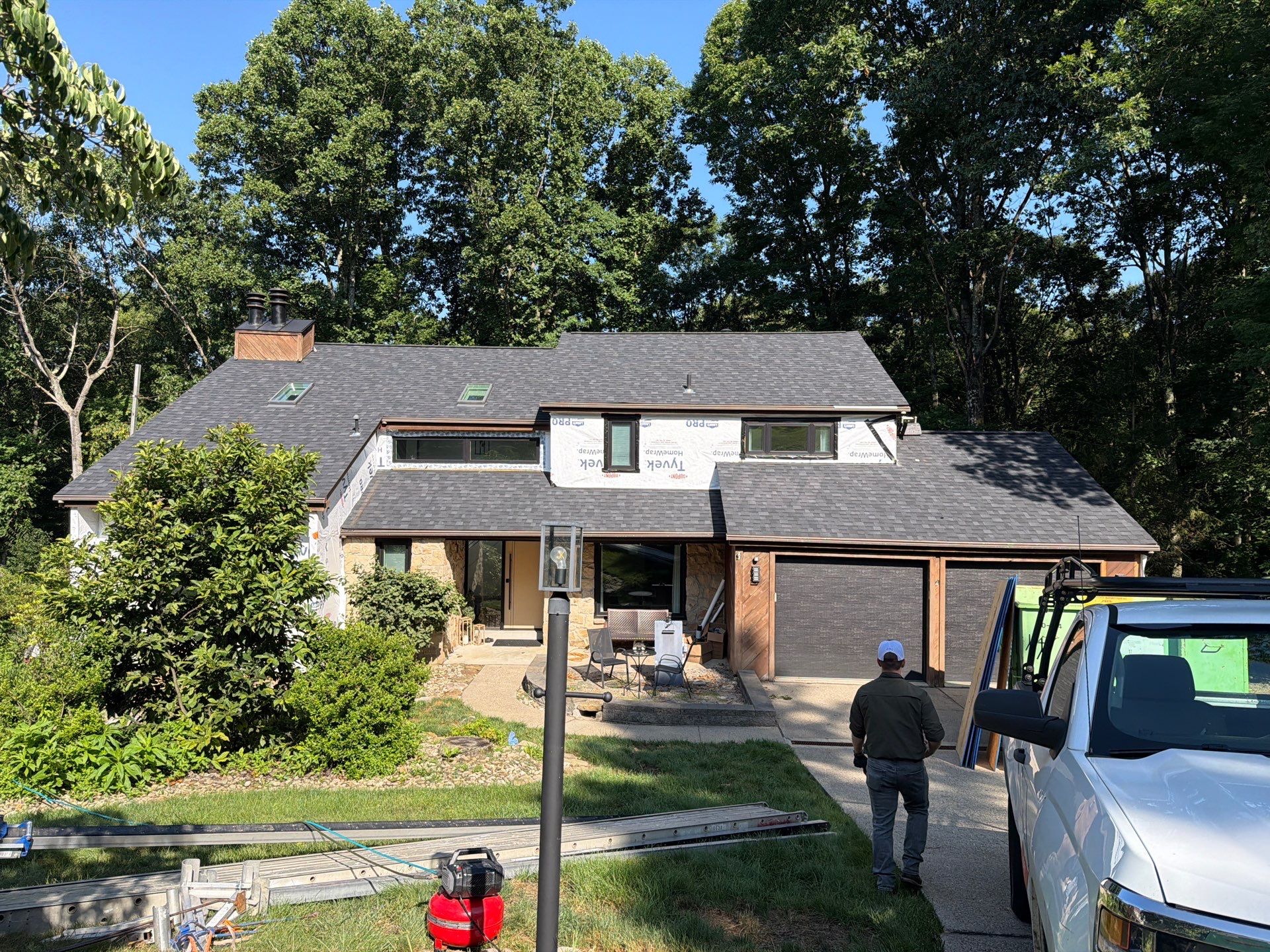 James Hardie Board and Batten Midnight Black Renovation in Wexford by Ideal Siding Pittsburgh