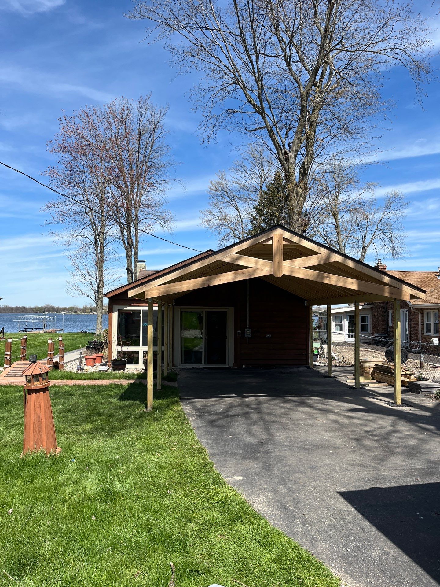 New Carport Build by Clark Builders LLC
