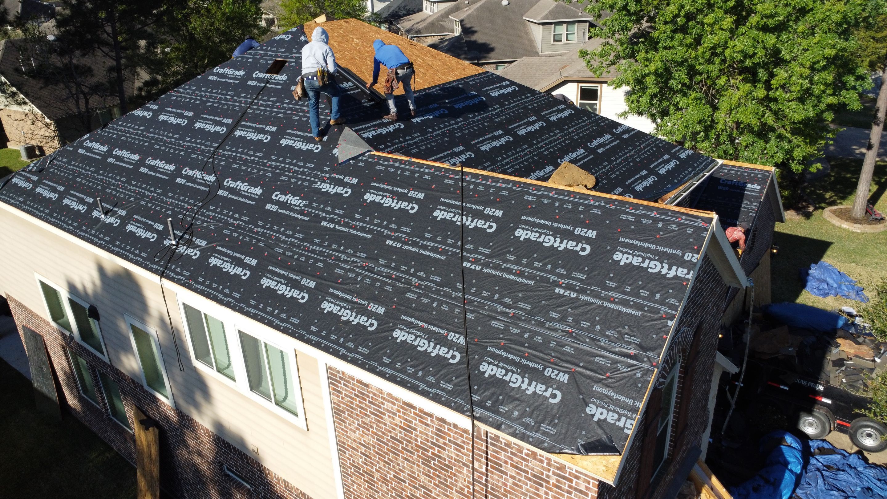 Project in Spring, Texas by Roof Top Innovations