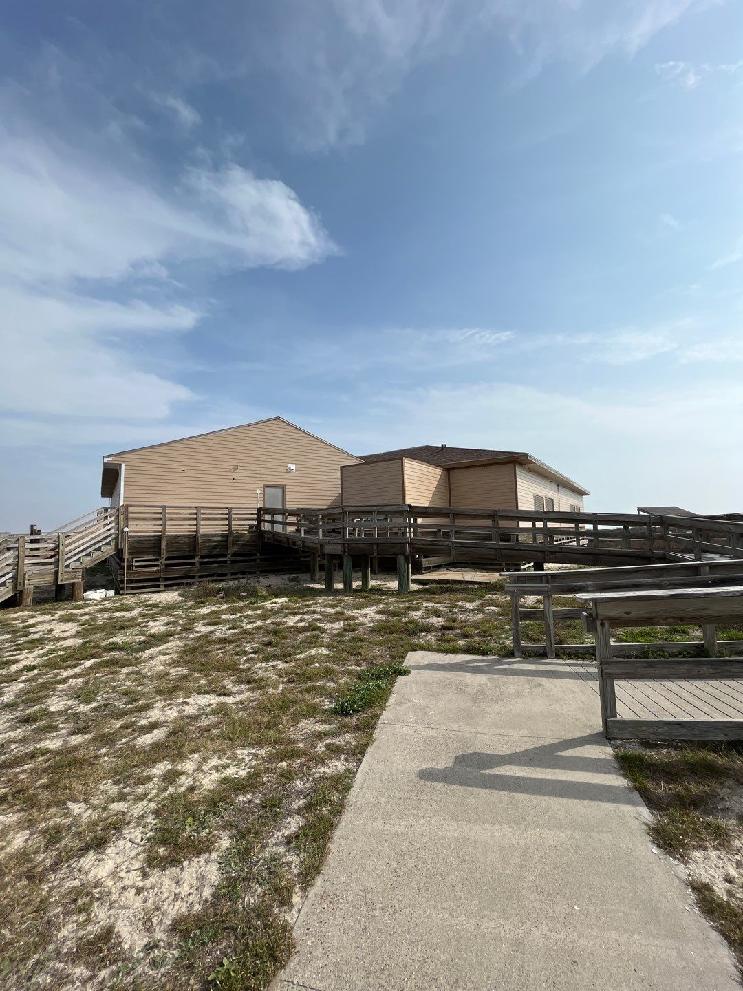 Padre Island National Seashore Malaquite Visitor Center Exterior remodel by Bayfront Roofing and Construction