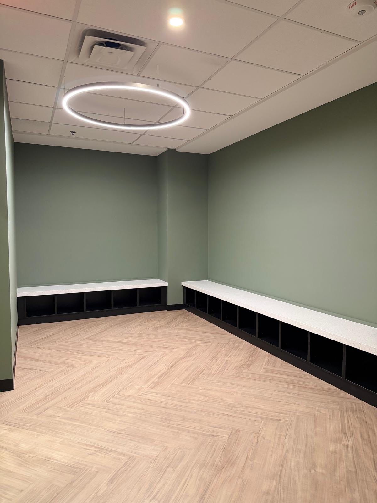 Fairfax OLF - Recovery room, Mind & body, sales area renovation and flooring installation by Nova HomeWorks 