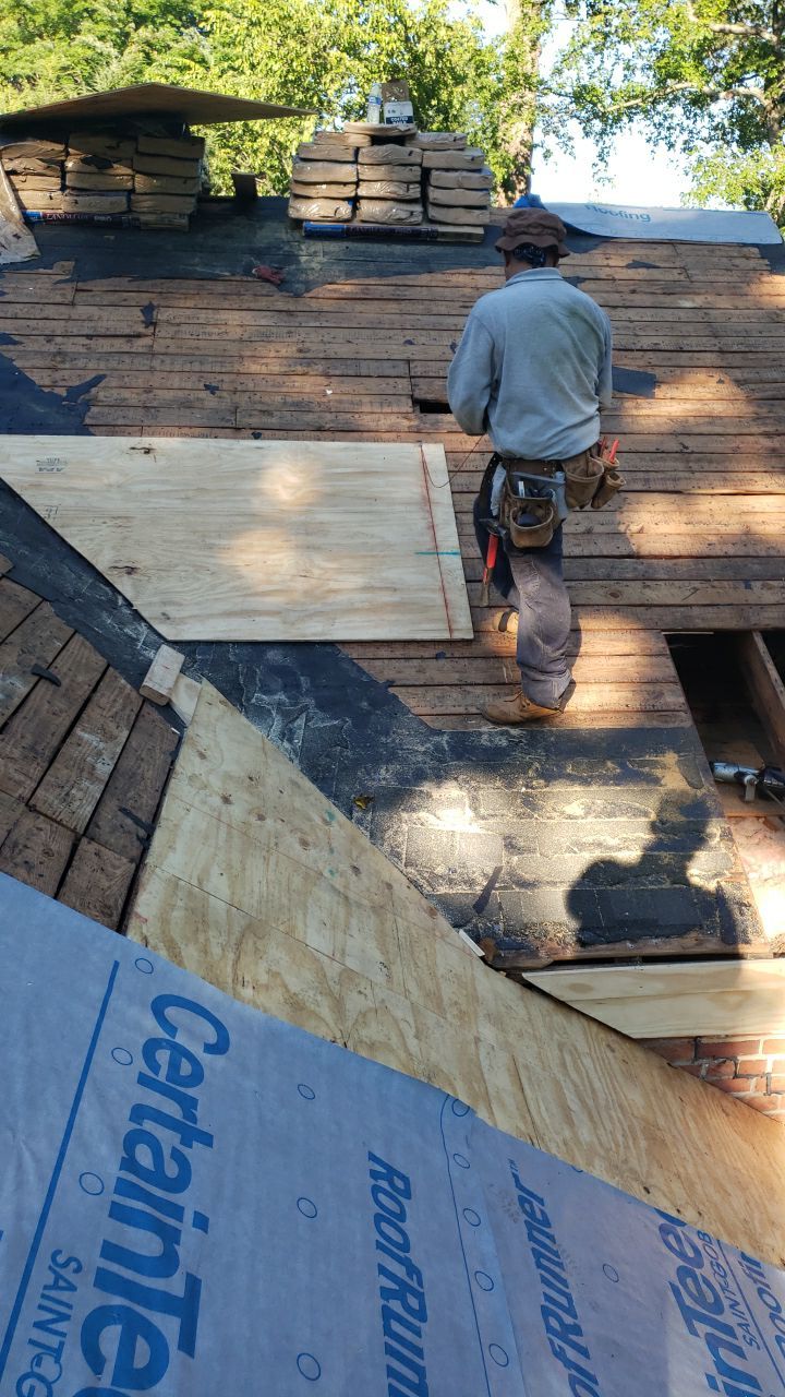 Alexandria Roof Project - CertainTeed Landmark Pro Max Def Charcoal Black Shingles by RM Banning, Inc.