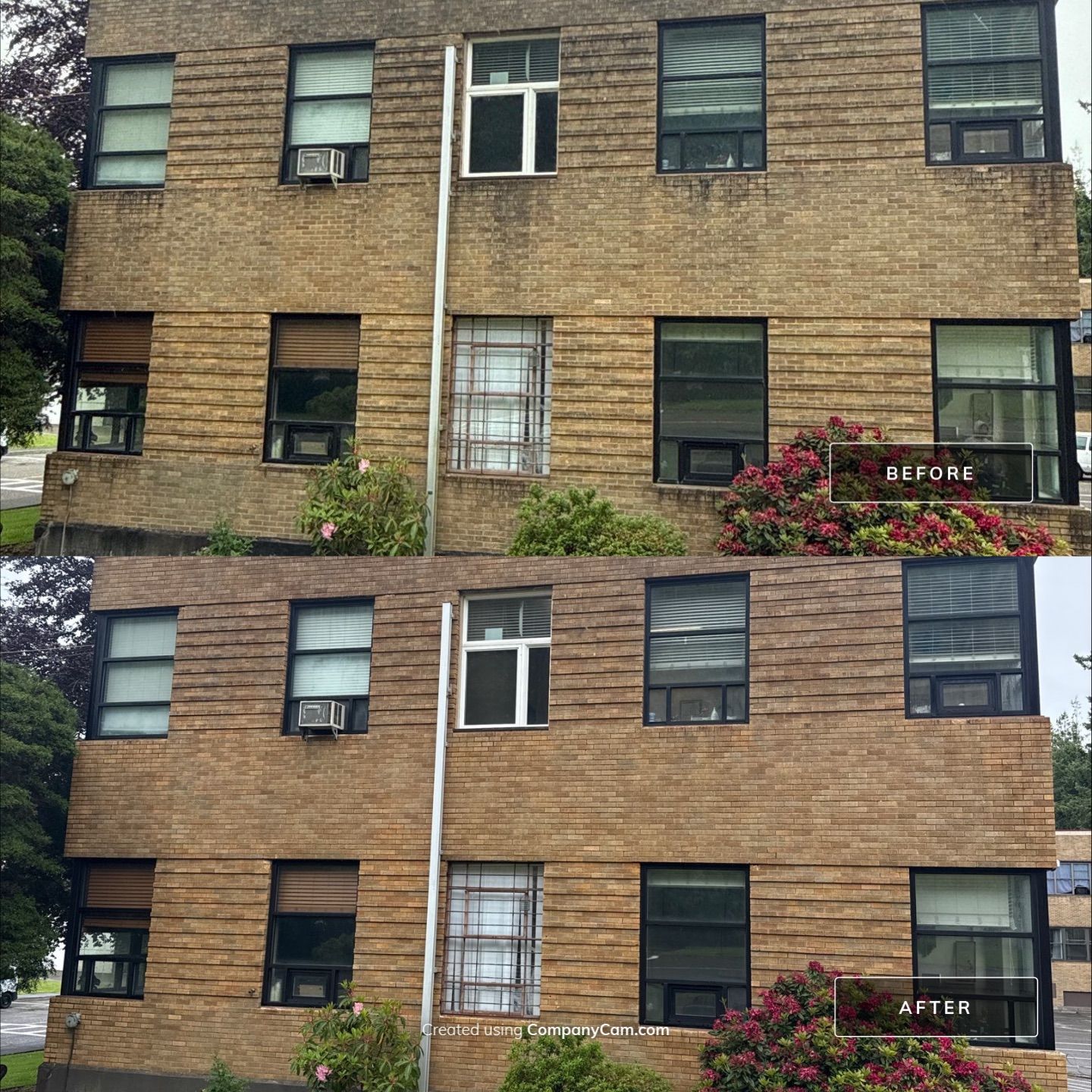 A Massive Brick Building Makeover - Astoria by Rolling Suds of Oregon Coast – Salem