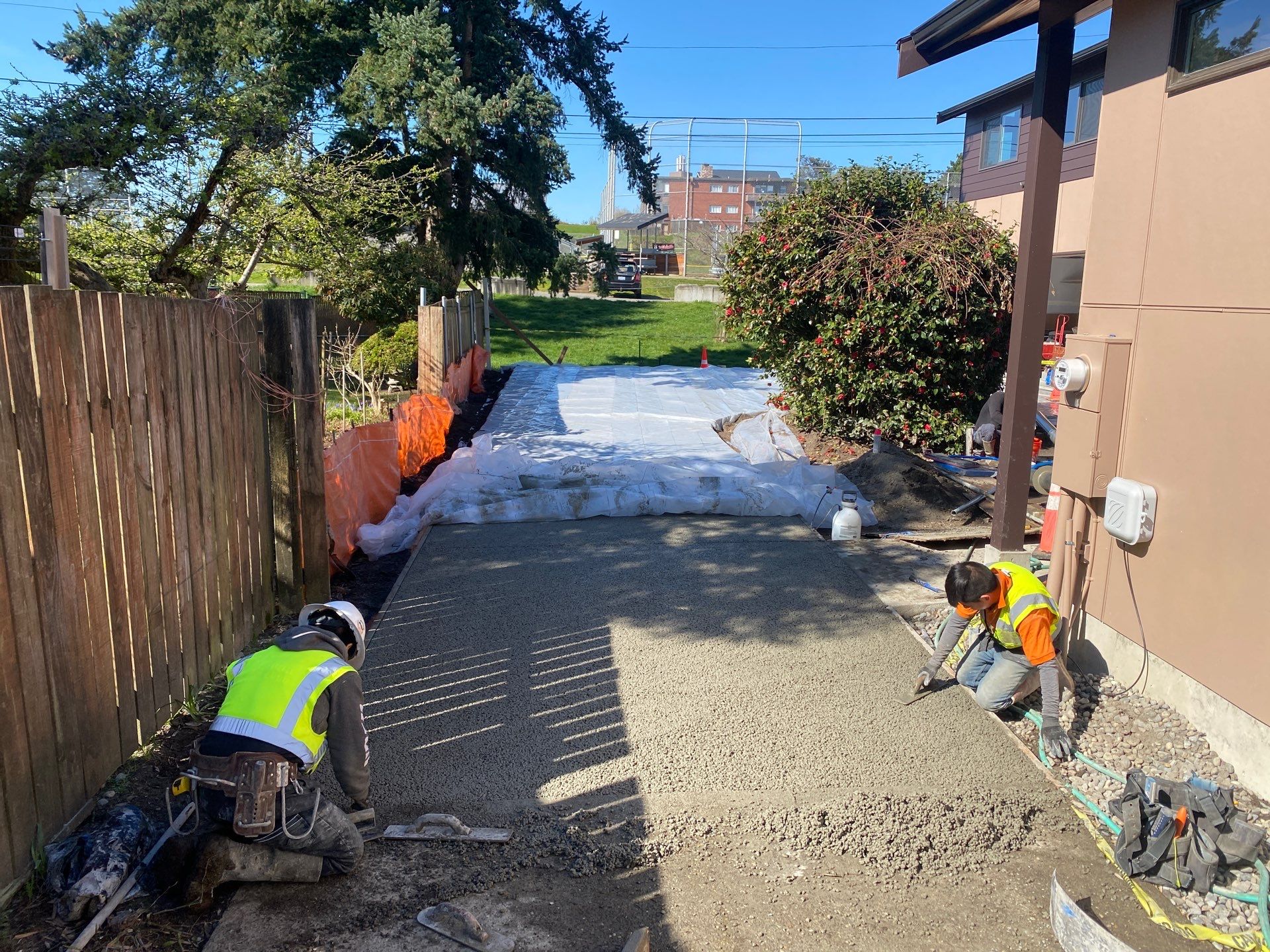 Ron | Pervious Concrete Driveway  by Jireh Asphalt & Concrete Inc 