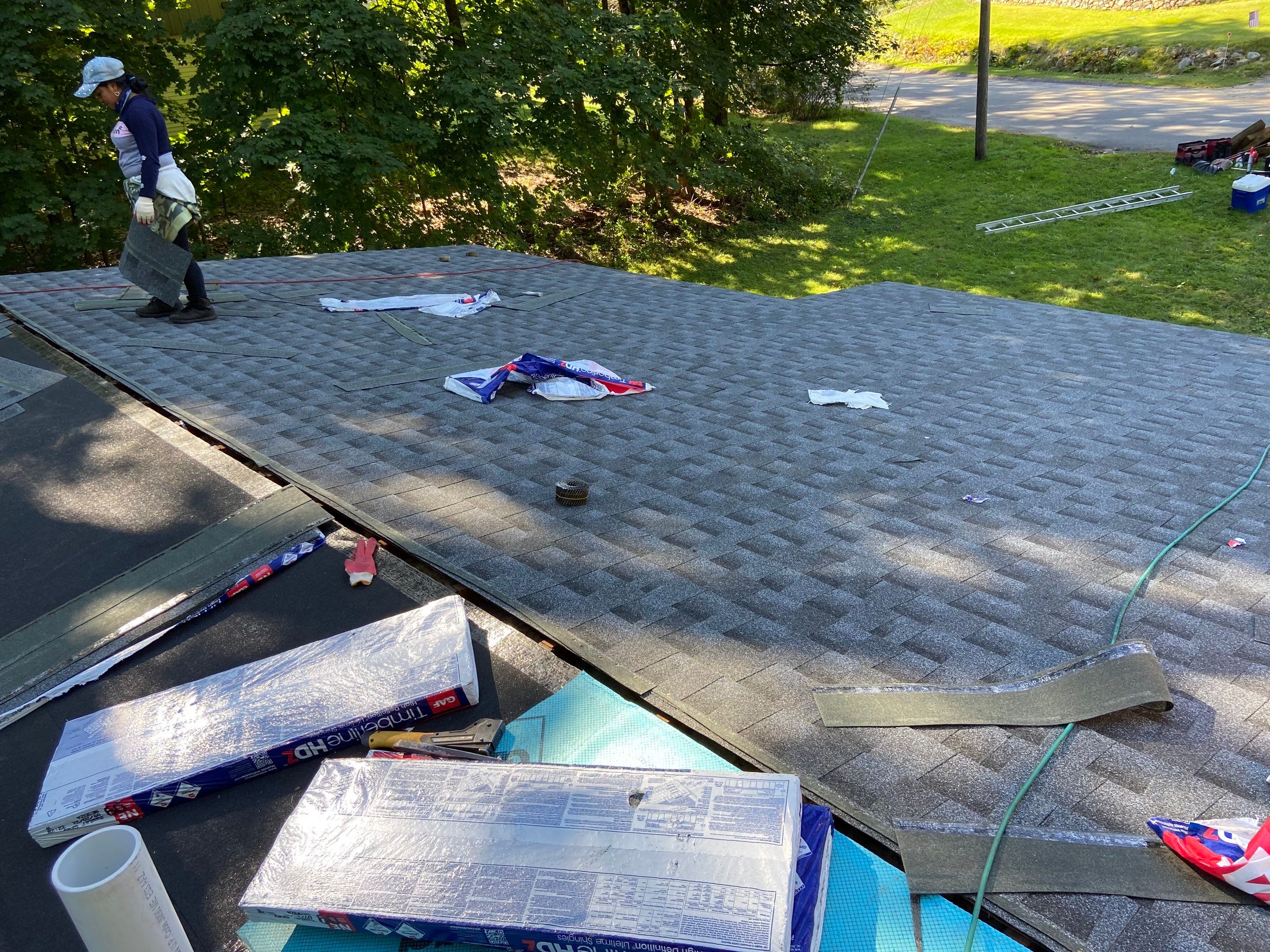 Residential Roofing Installation using GAF Timberline HDZ by Sensible Home Solutions