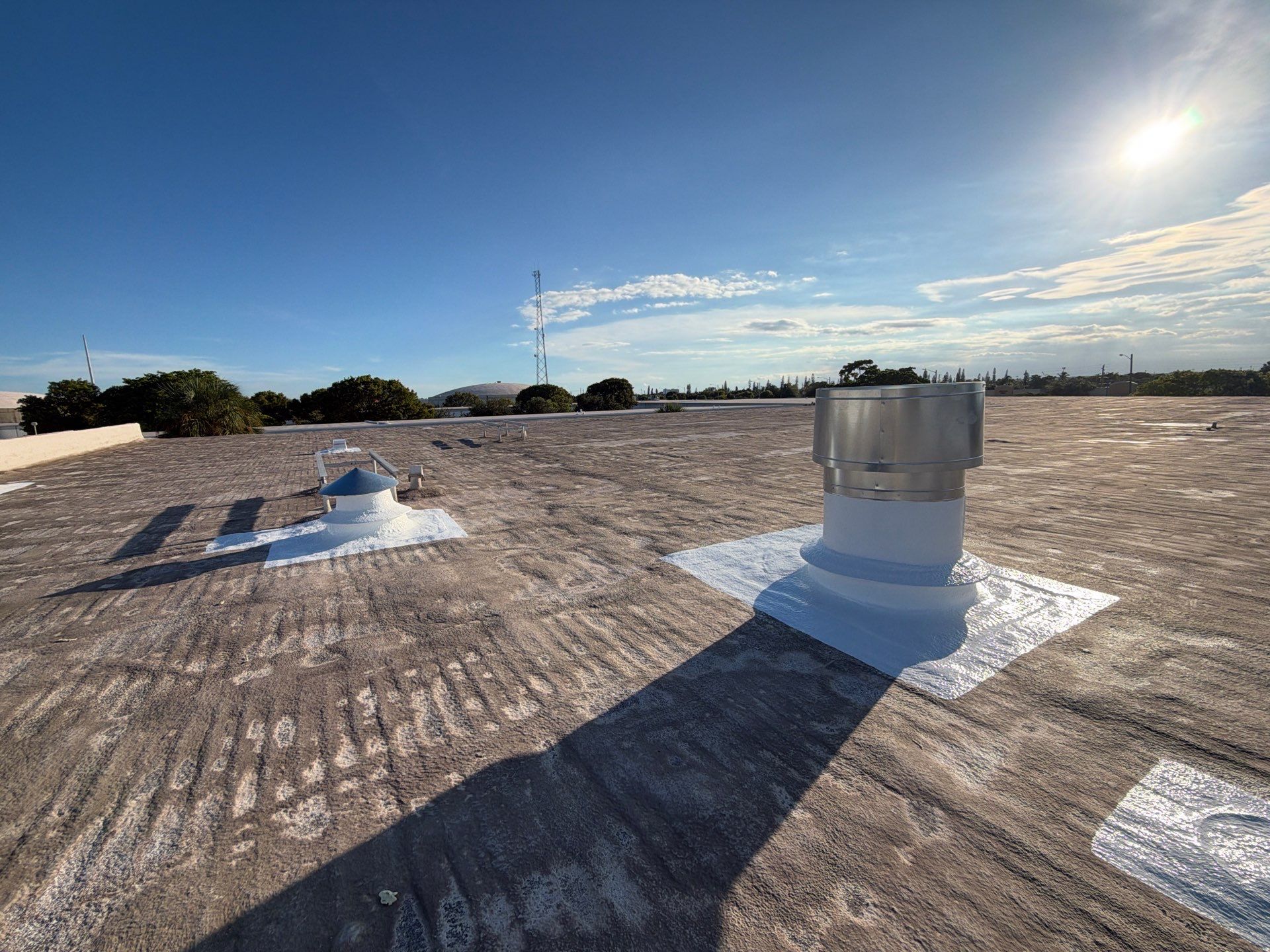 Commercial Roof Restoration and Ventilation Upgrades in Deerfield Beach by Roof King LLC