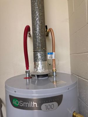 Water Heater Piping Installation