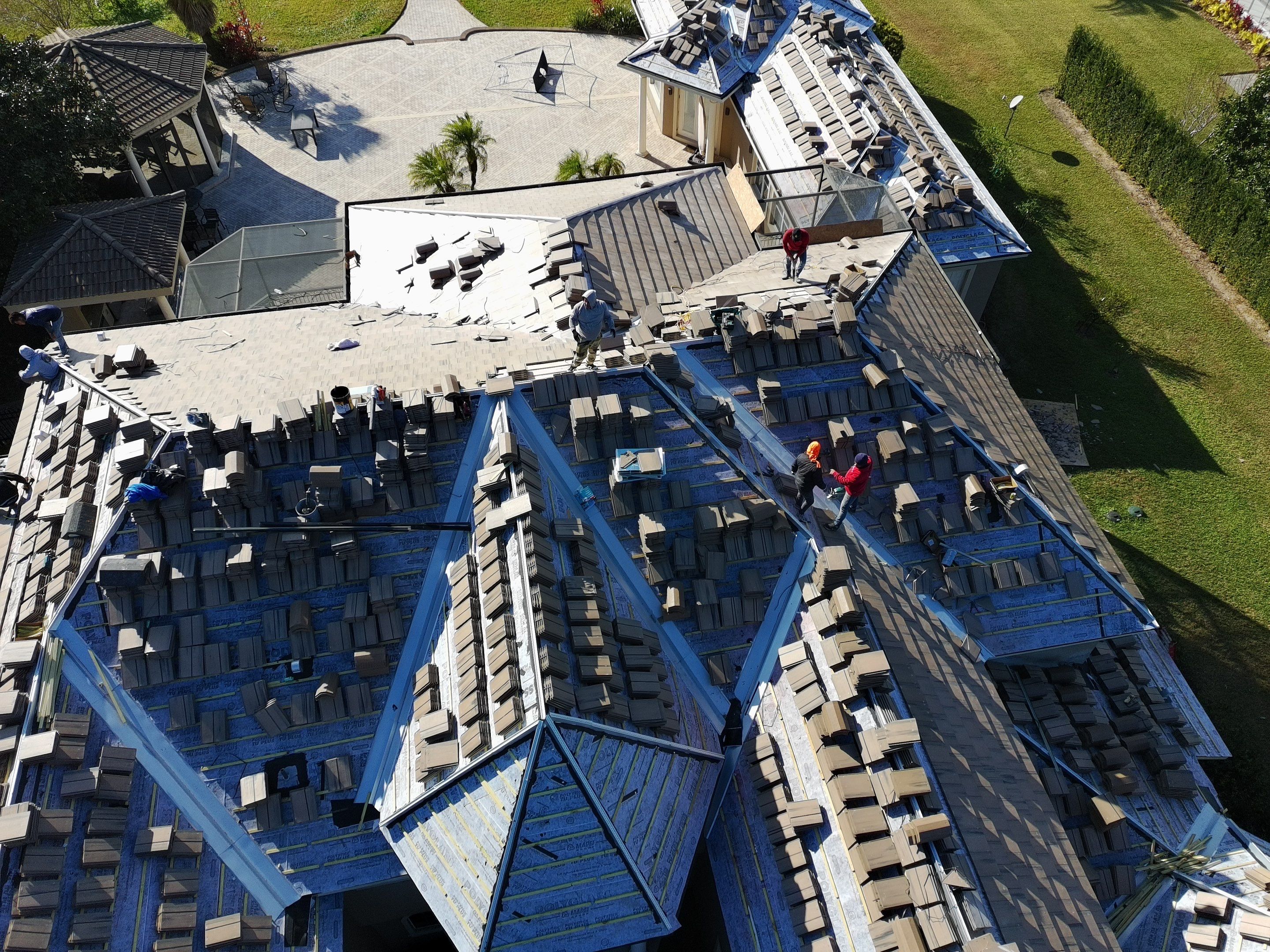 Mediterranean Tile Roof Replacement and Leak Remediation in Orlando by Fortified Roofing Solutions Corp.