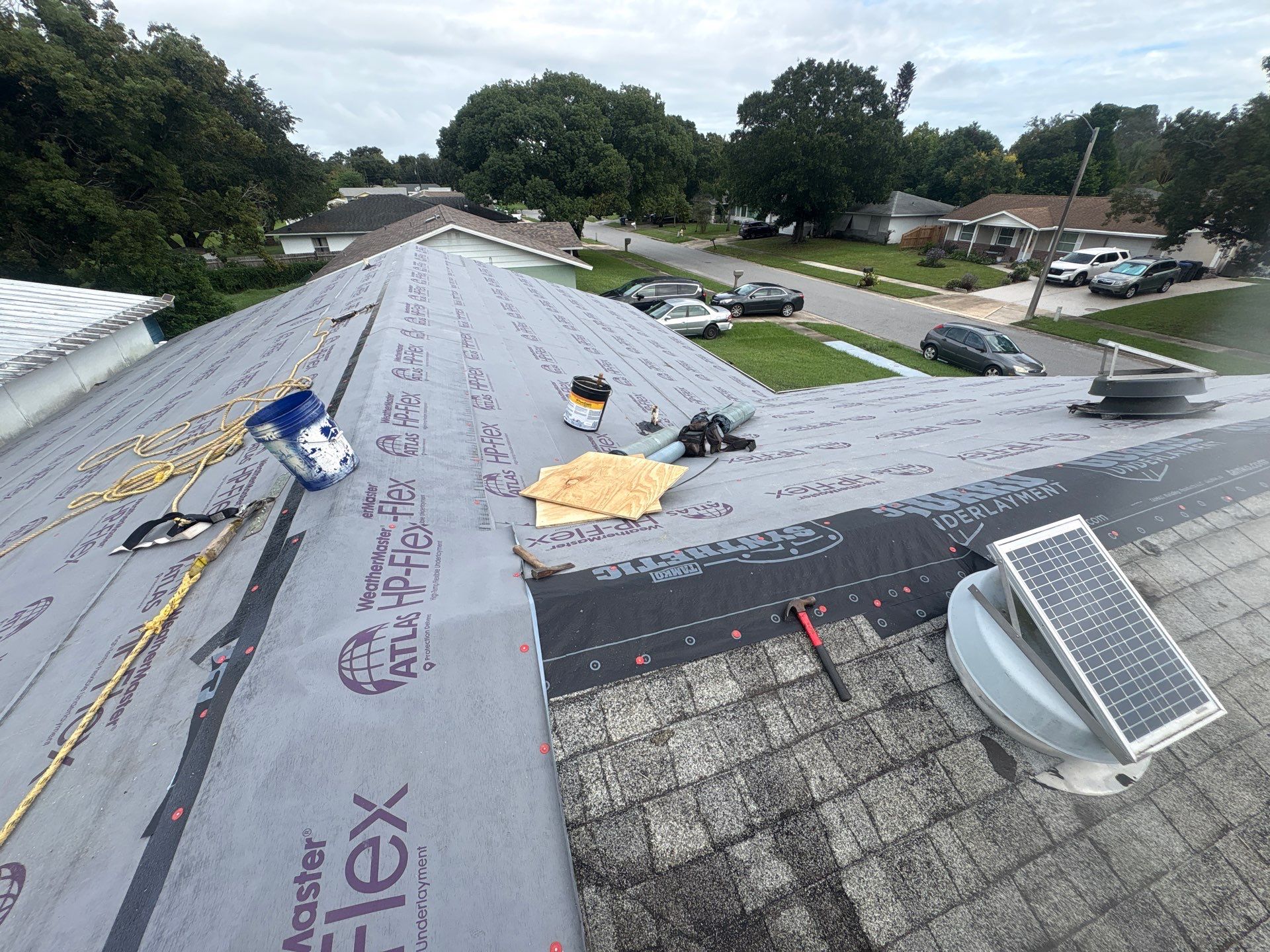 Permalock Metal Roofing Installation and Underlayment Replacement in Titusville by Pinnacle Roofing Group