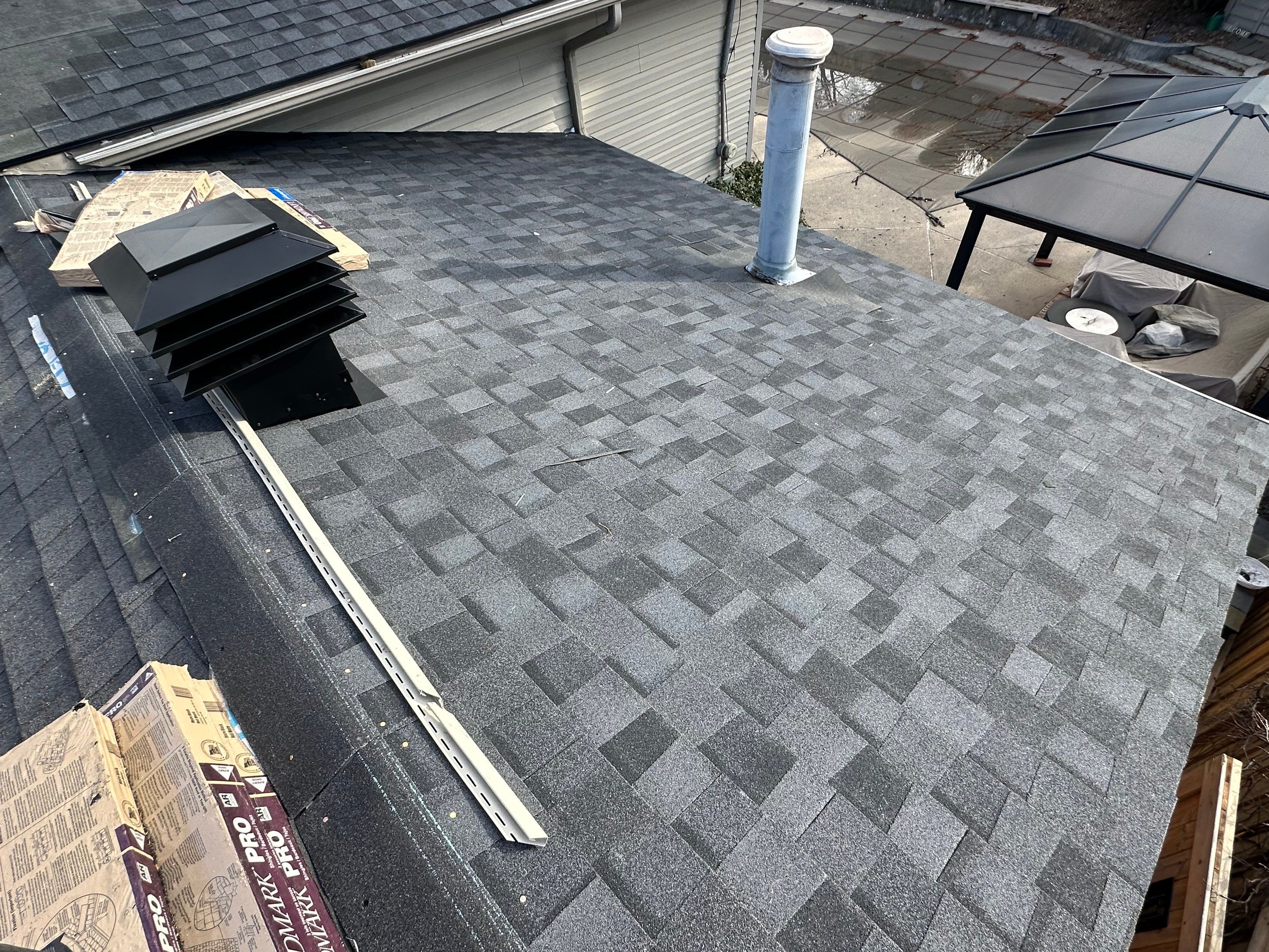Project in Burlington by The Roofing Crew