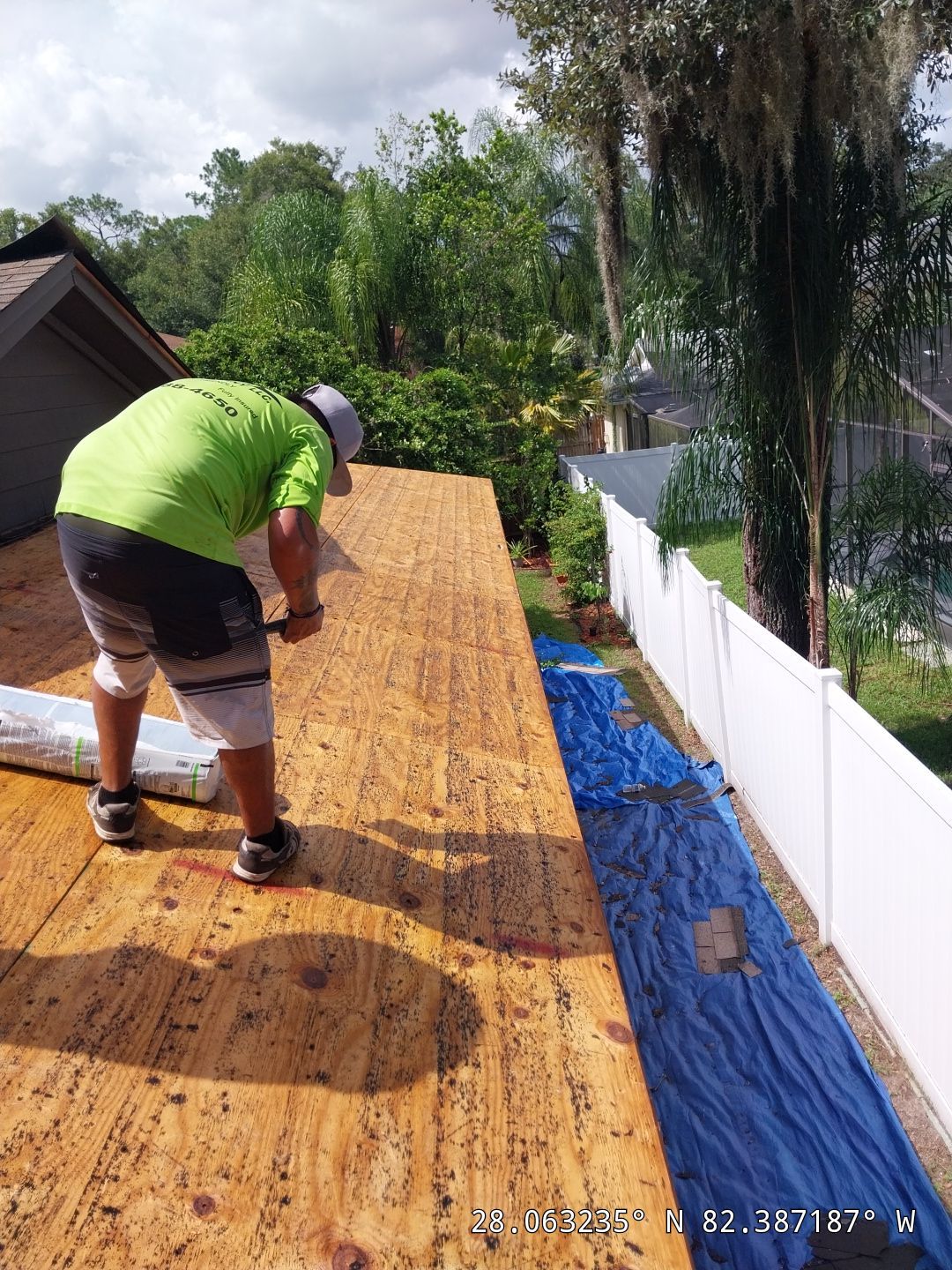 Project in Tampa 33617 by Mitchell Roofing Company LLC 