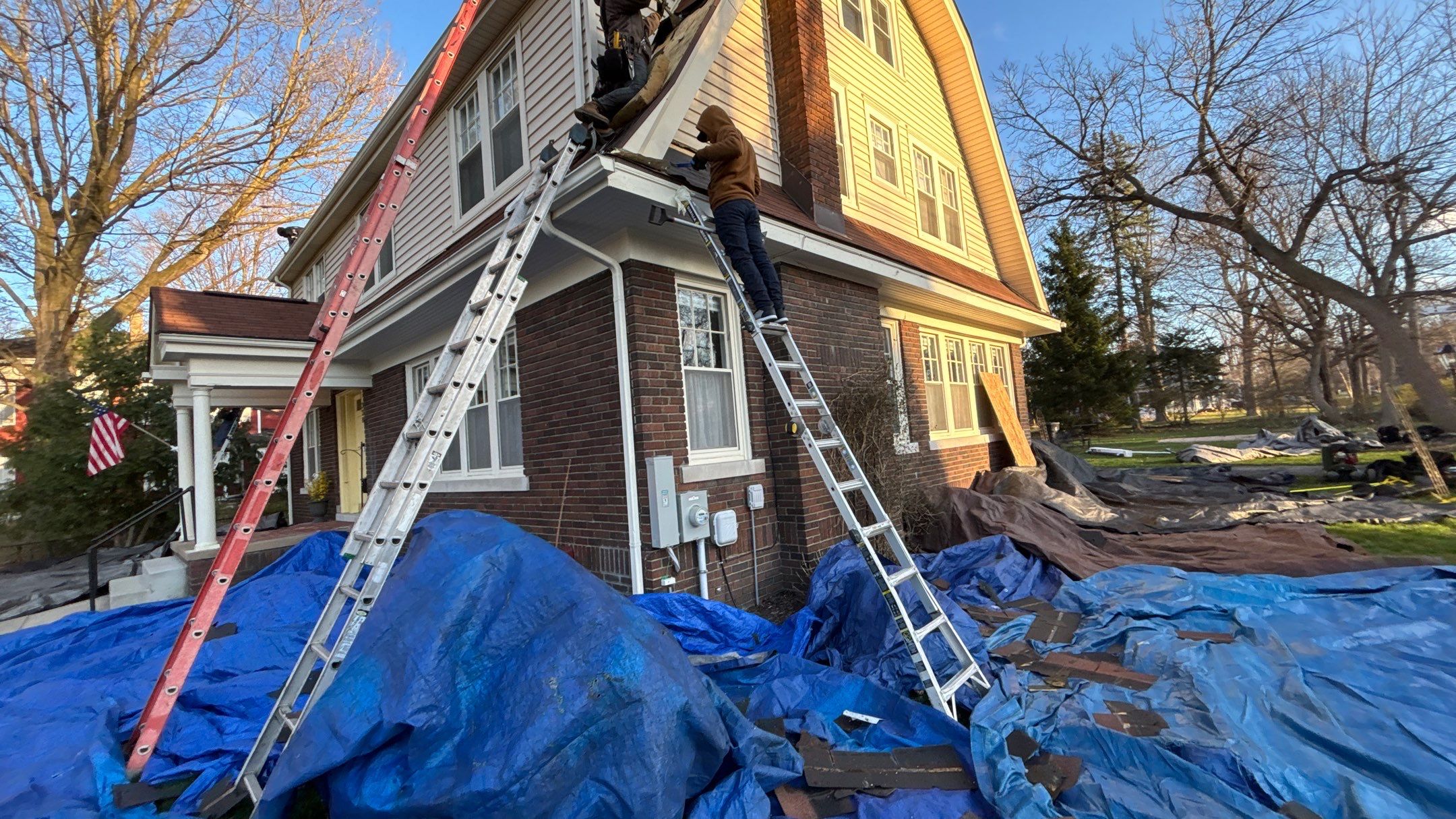Roof Replacement using Owens Corning Summer Harvest by 180 Contractors