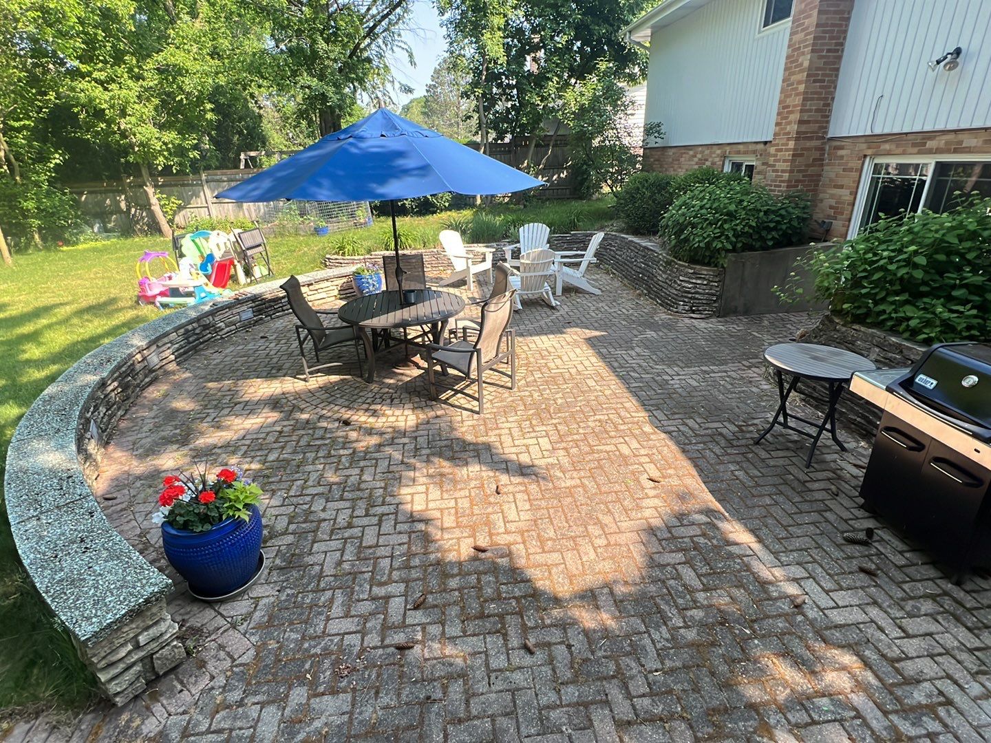 Brick paver clean, sand and seal. using Surebond SB-1300 by Northern Power Washing LLC.