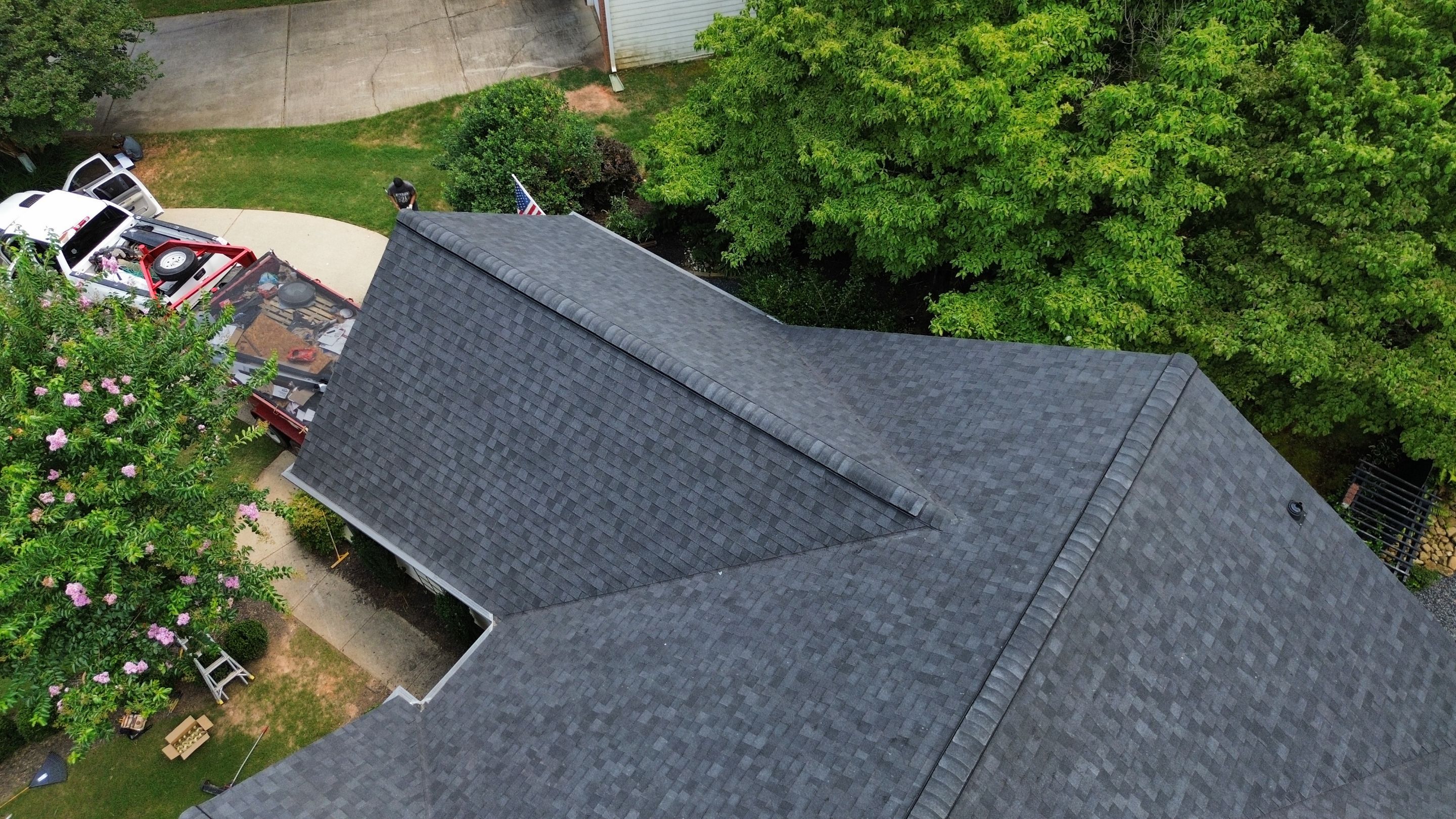 Cumming, GA Roof Replacement, CertainTeed Landmark Charcoal by Reset Roofing