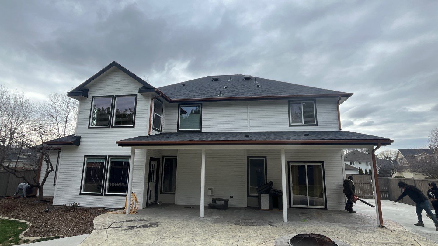 Lexington Hills Roof Upgrade – Oakridge Onyx Black Shingles in Eagle, ID by ID Roofing LLC