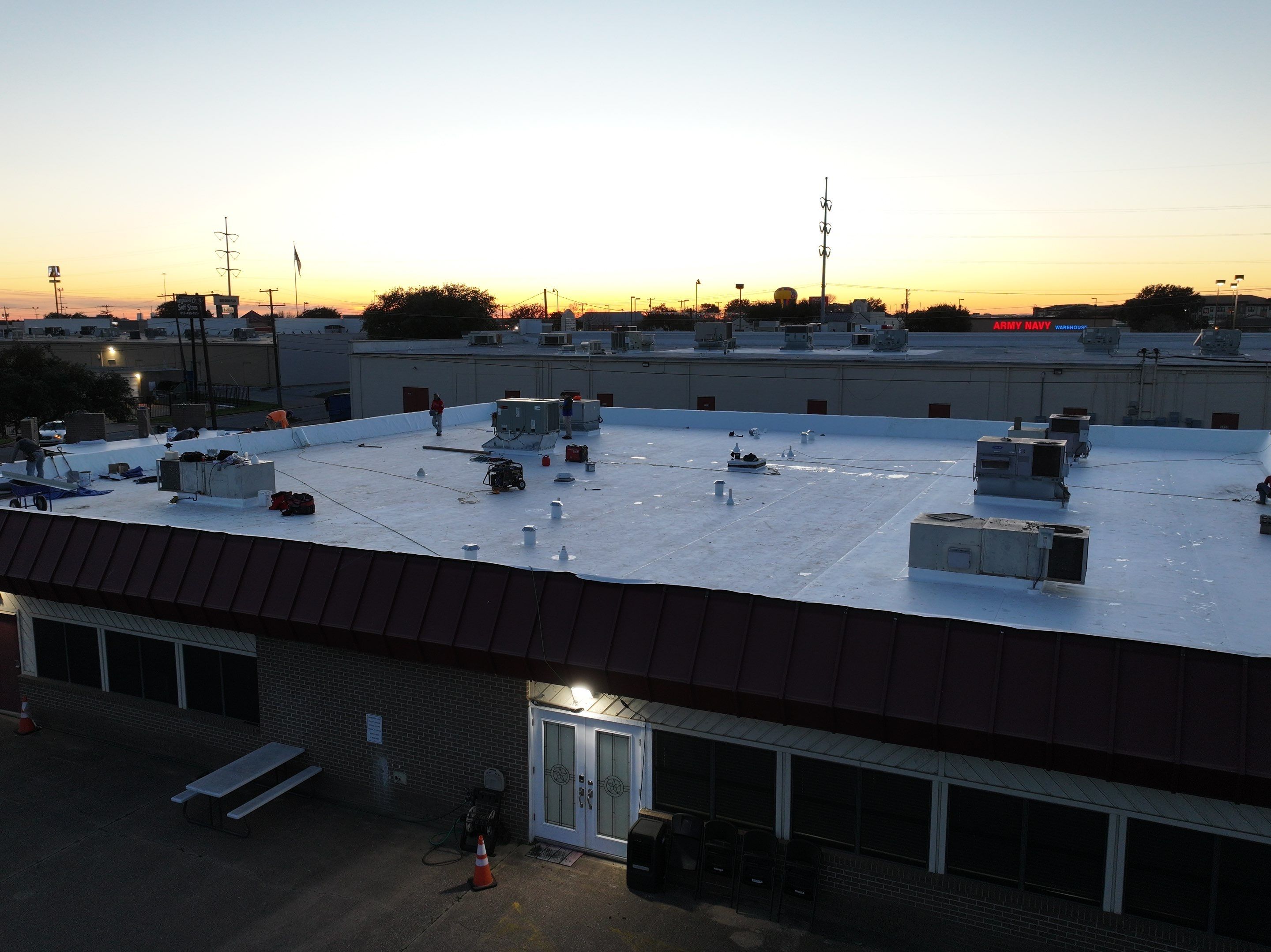 Commercial Roofing Installation using GAF Evergaurd TPO 60 Mil by Becker Roofing and Exteriors