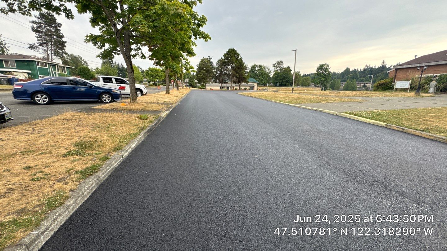 Sealcoat Parking Lot Renovation by Jireh Asphalt & Concrete Inc 