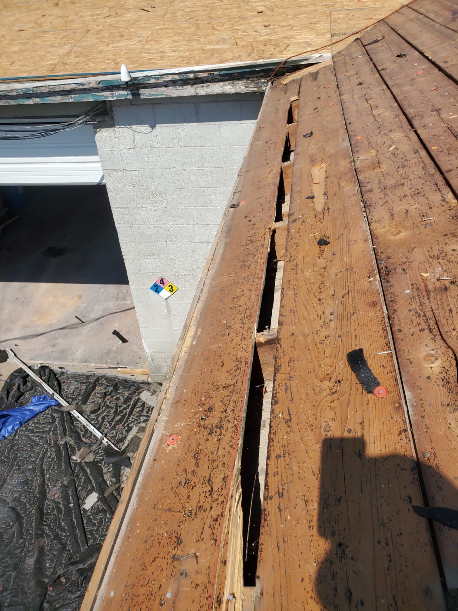 Reroof using GAF HDZ Weathered Wood by Castillo Roofing