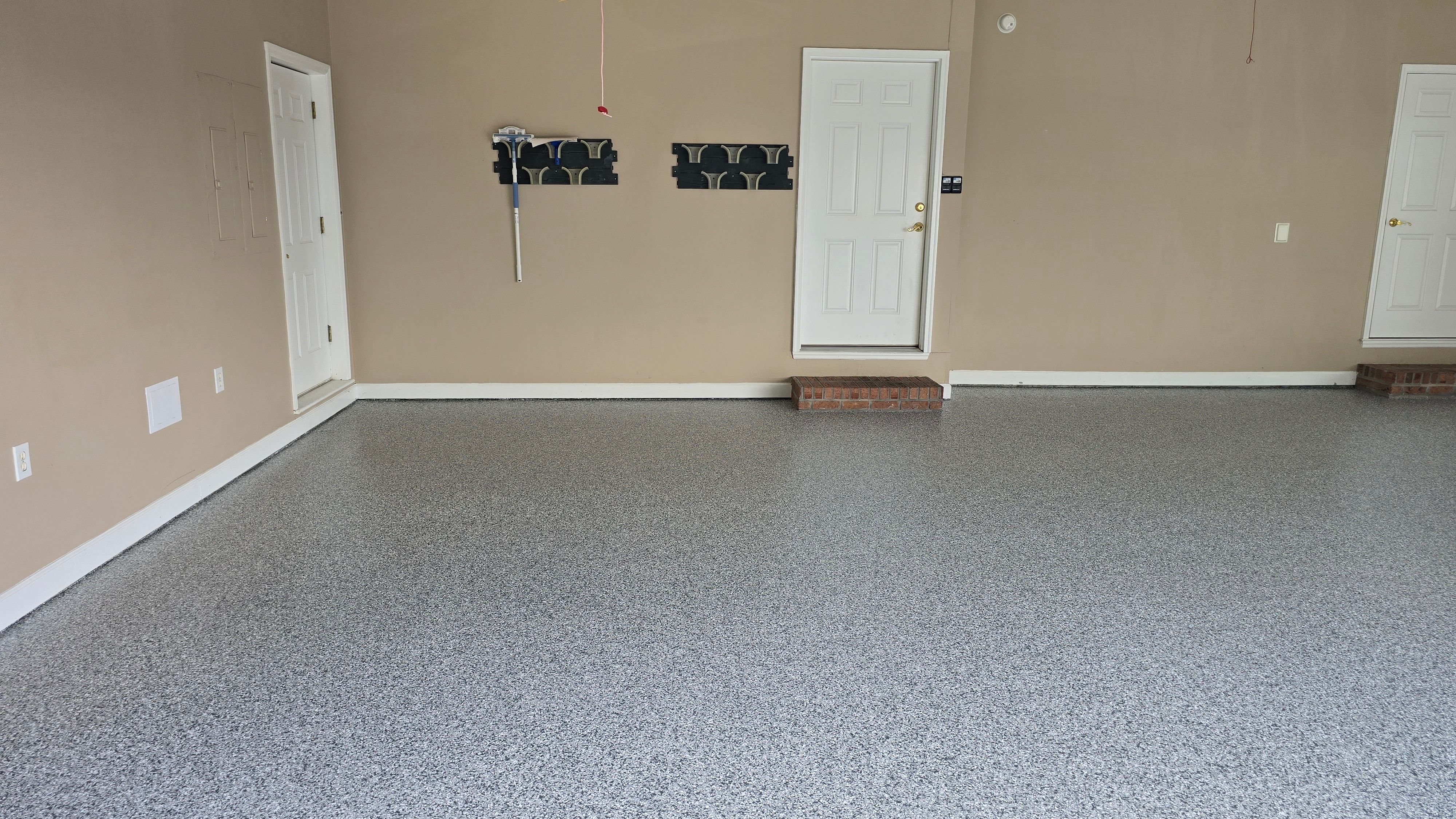 Garage using Gravel by Elite Floor Solutions