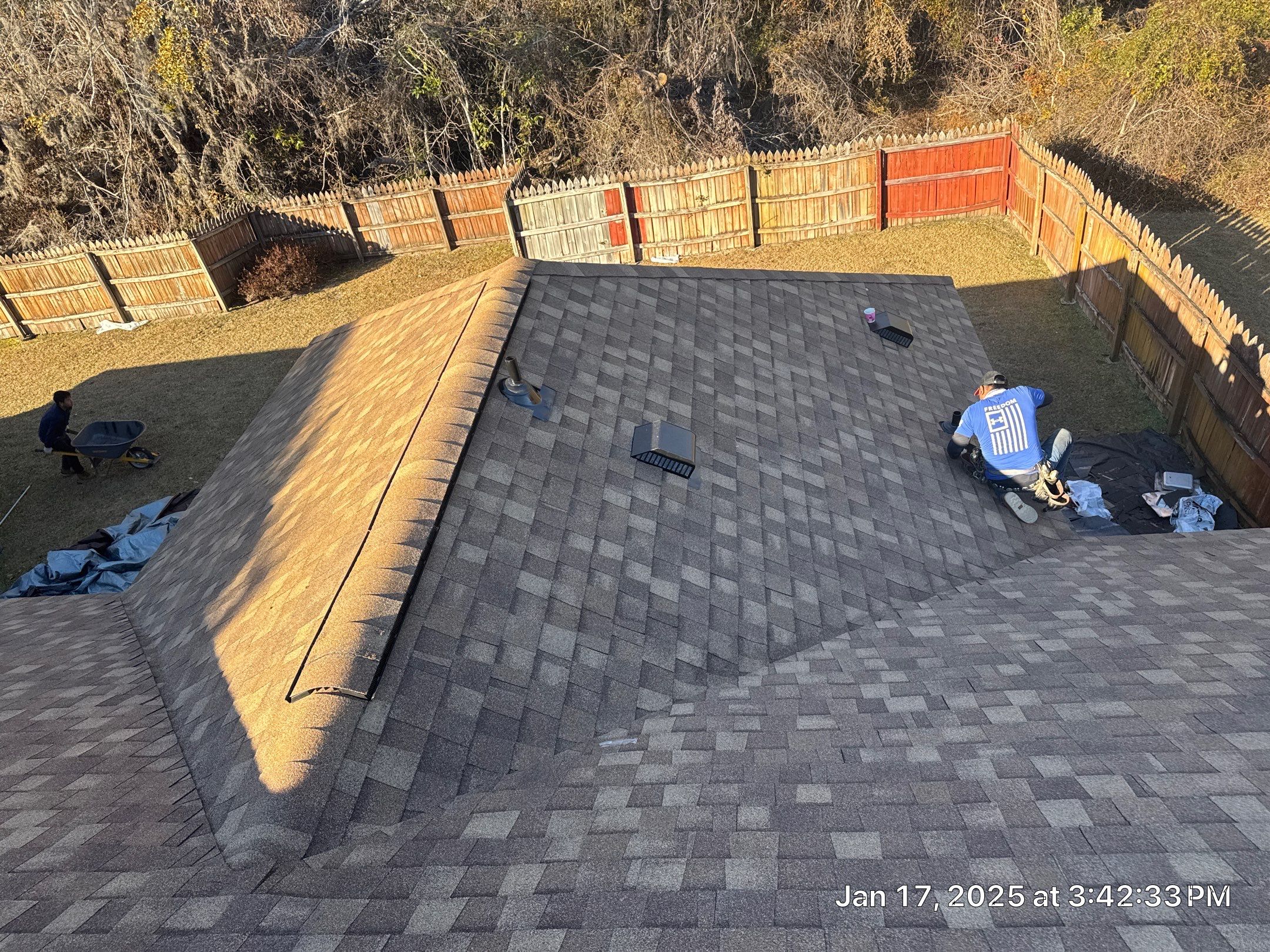 Full Architectural Shingle Roof Replacement in Hinesville, Georgia by Talya Roofing