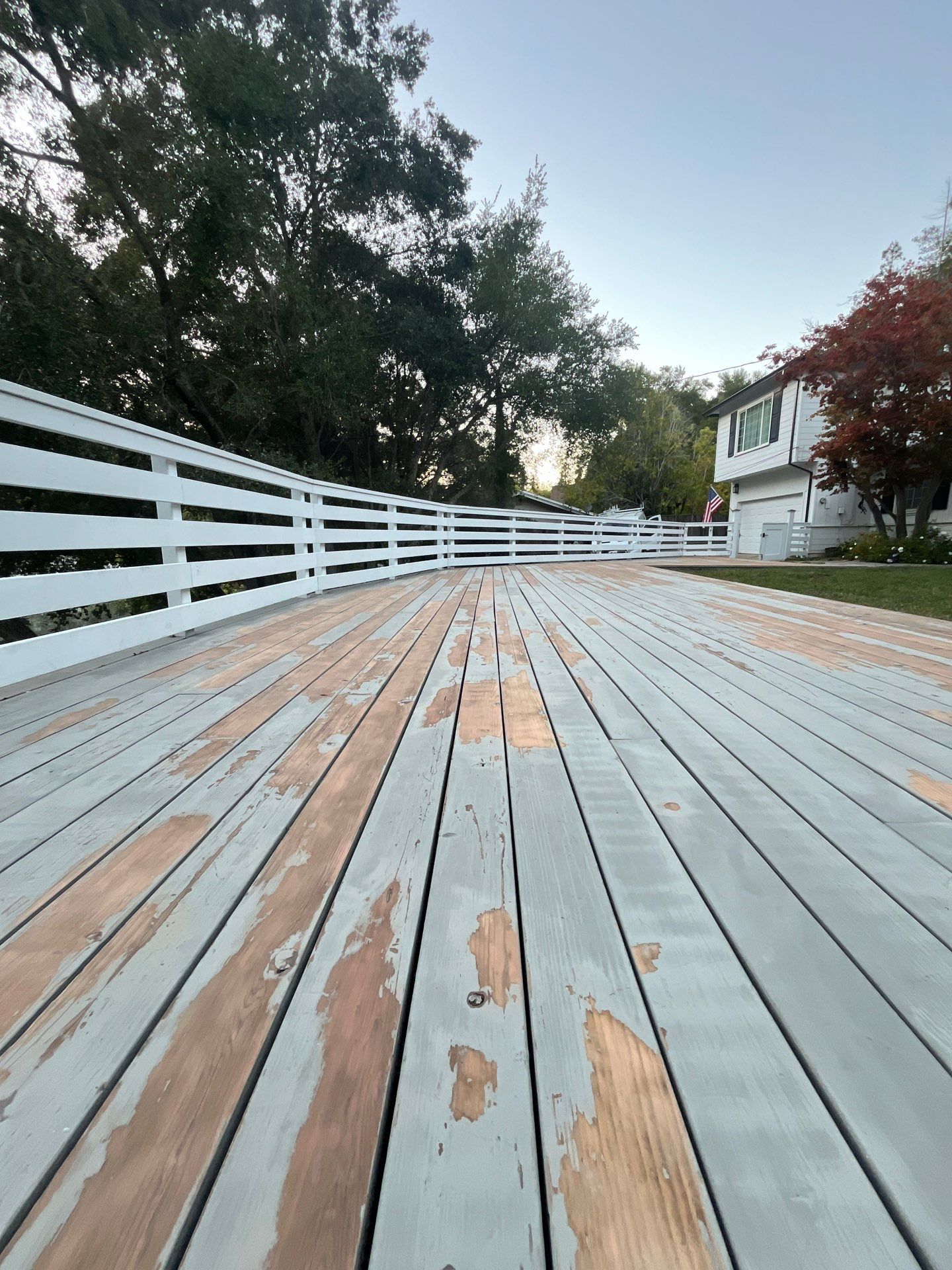 Deck Repaint using Sherwin-Williams by Herrera’s Bay Area Painting inc.