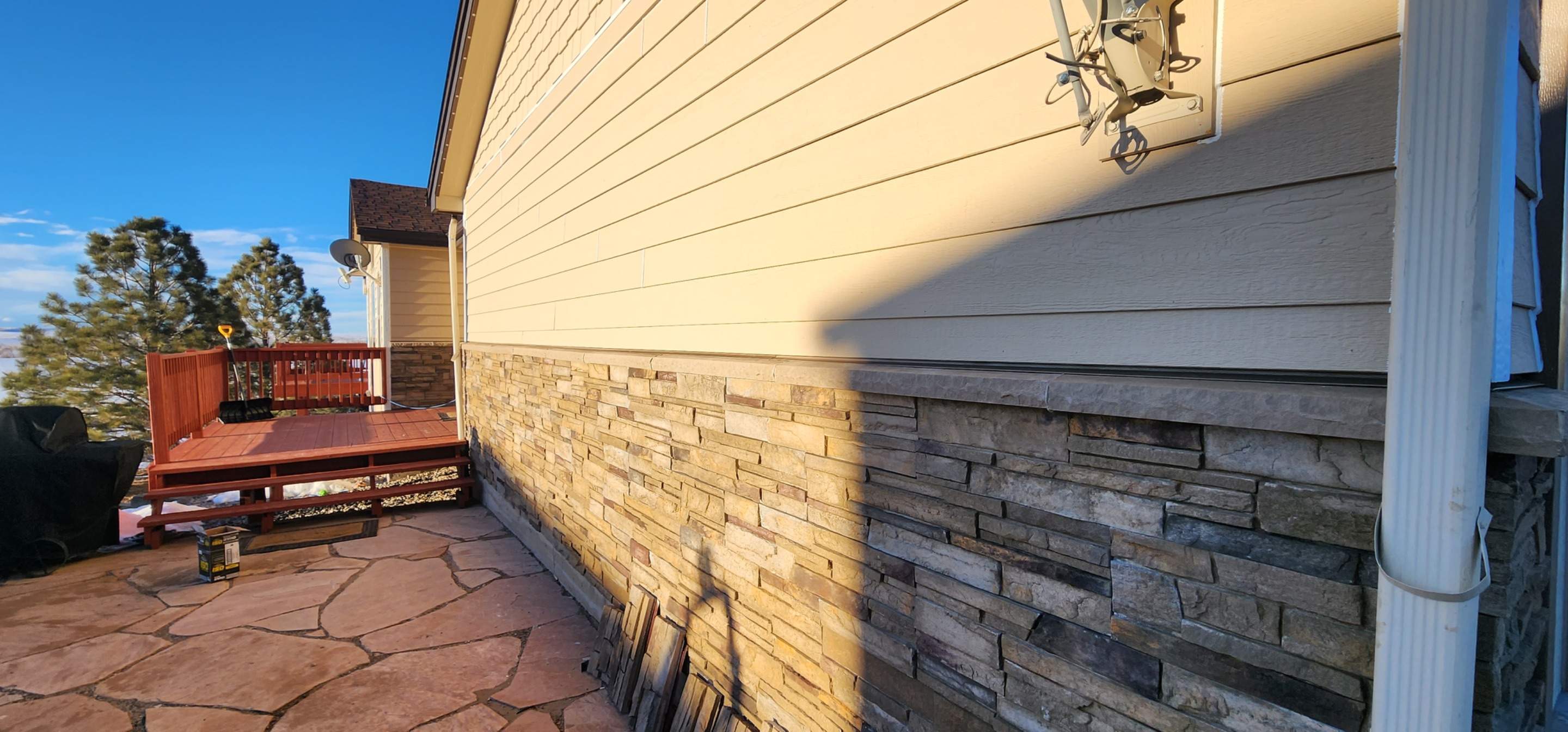 Setting the pace with Versetta Stone and Lp Smartside by 1st choice windows and siding