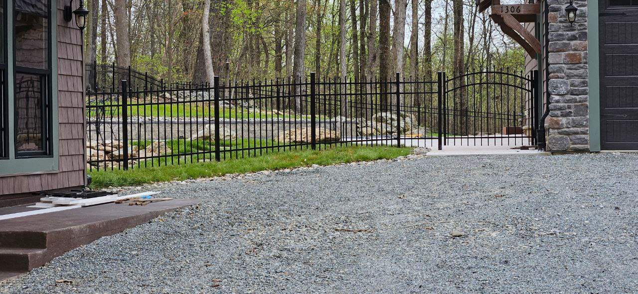 Black Aluminum 3 Rail by Kingdom Fence & Supply
