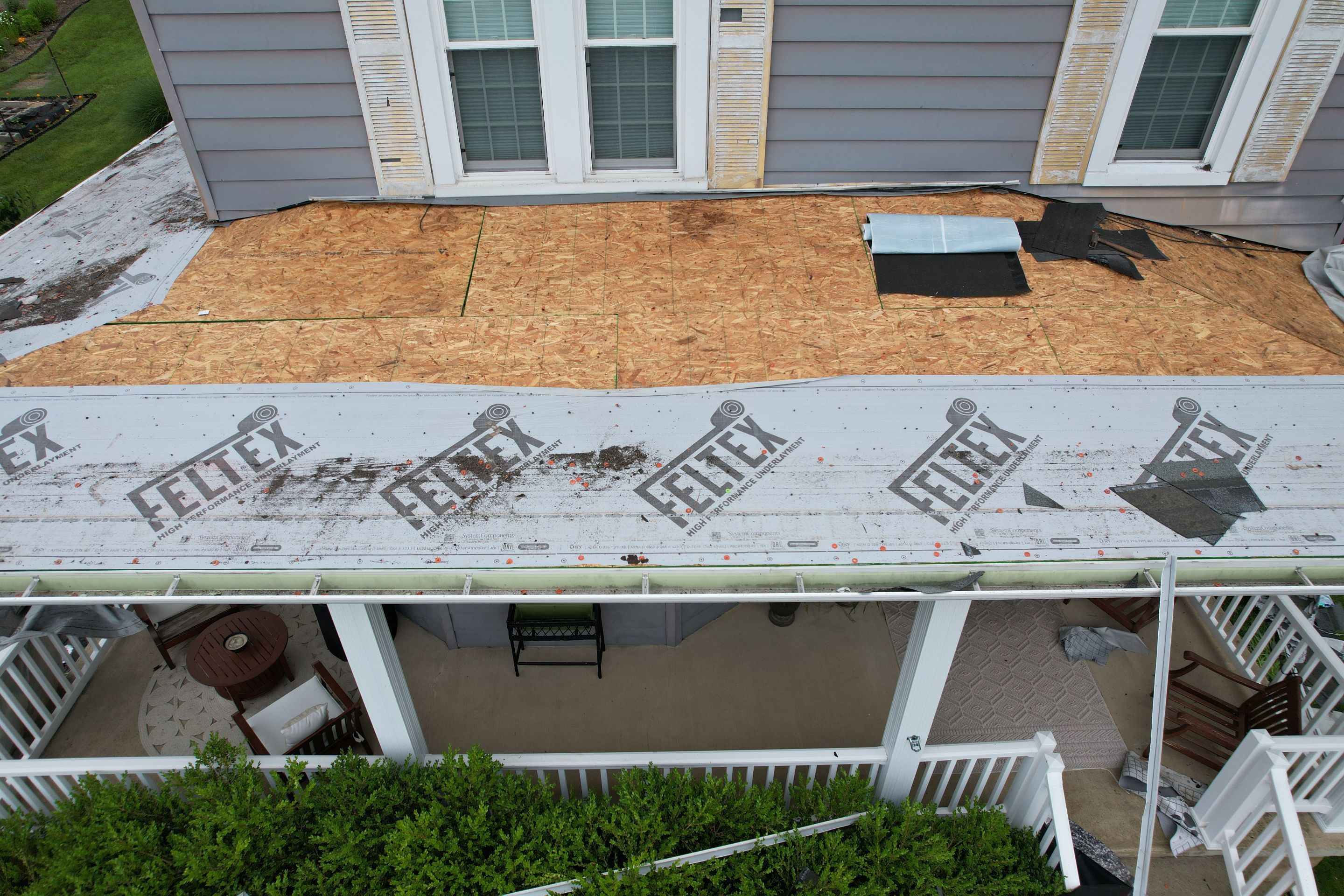 Residential Roofing Installation using GAF Timberline HDZ Pewter Gray by Rainstoppers Roofing